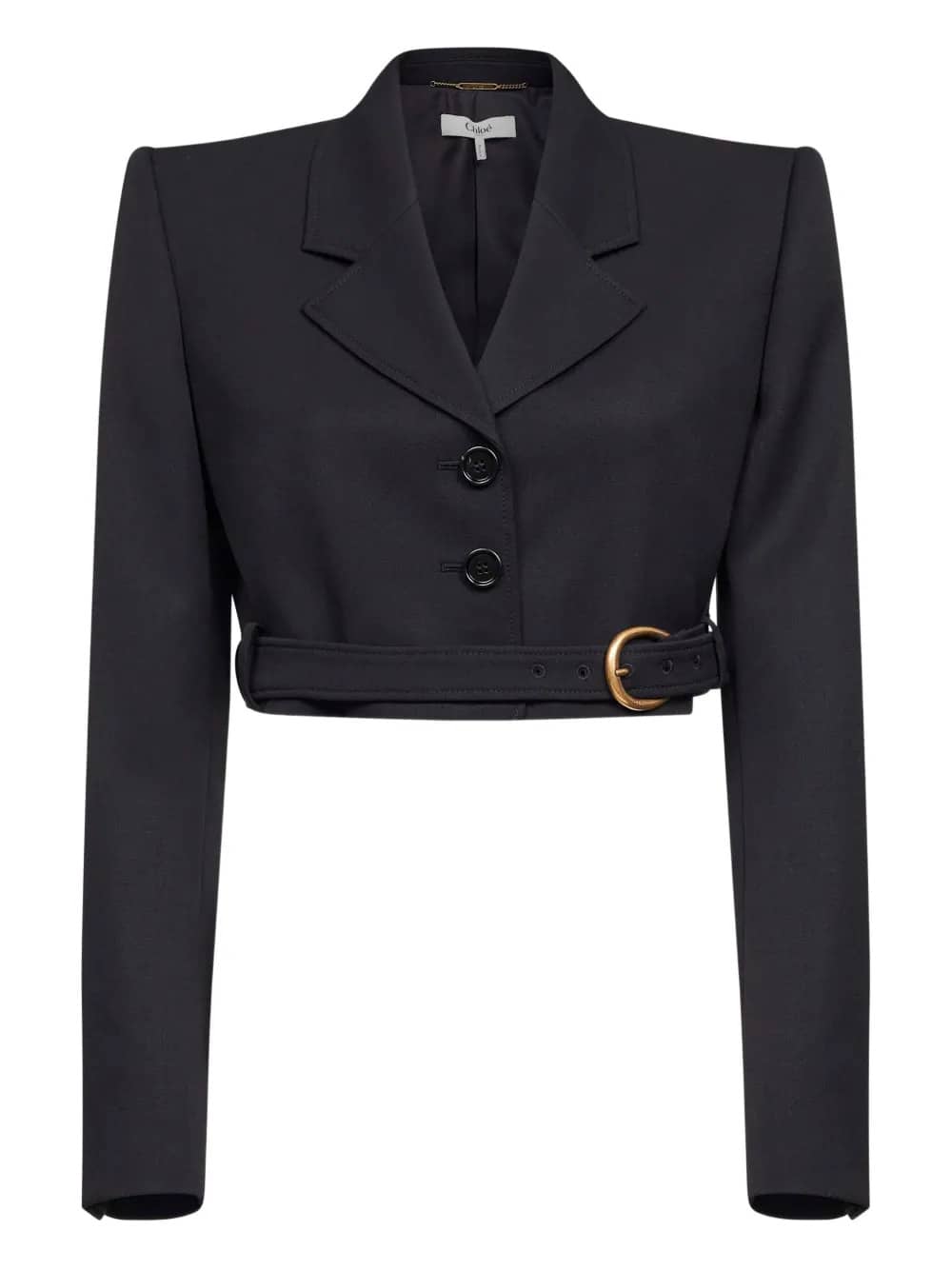GIACCA SPENCER CORTA IN LANA GRAIN DE POUDRE