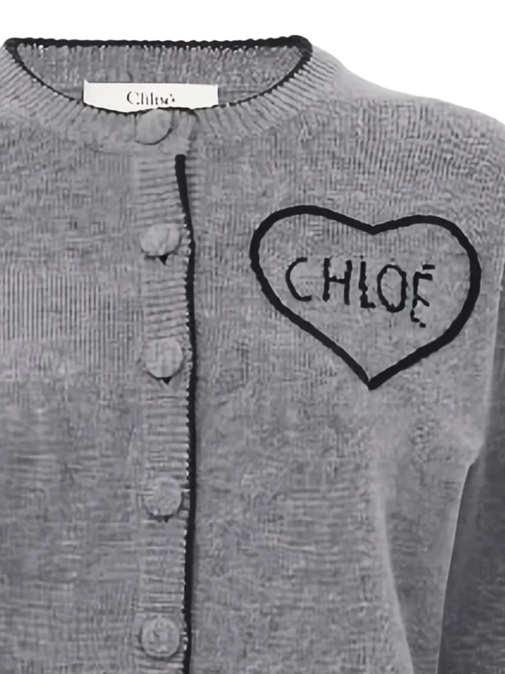 CARDIGAN ADERENTE CON LOGO IN LANA E CASHMERE