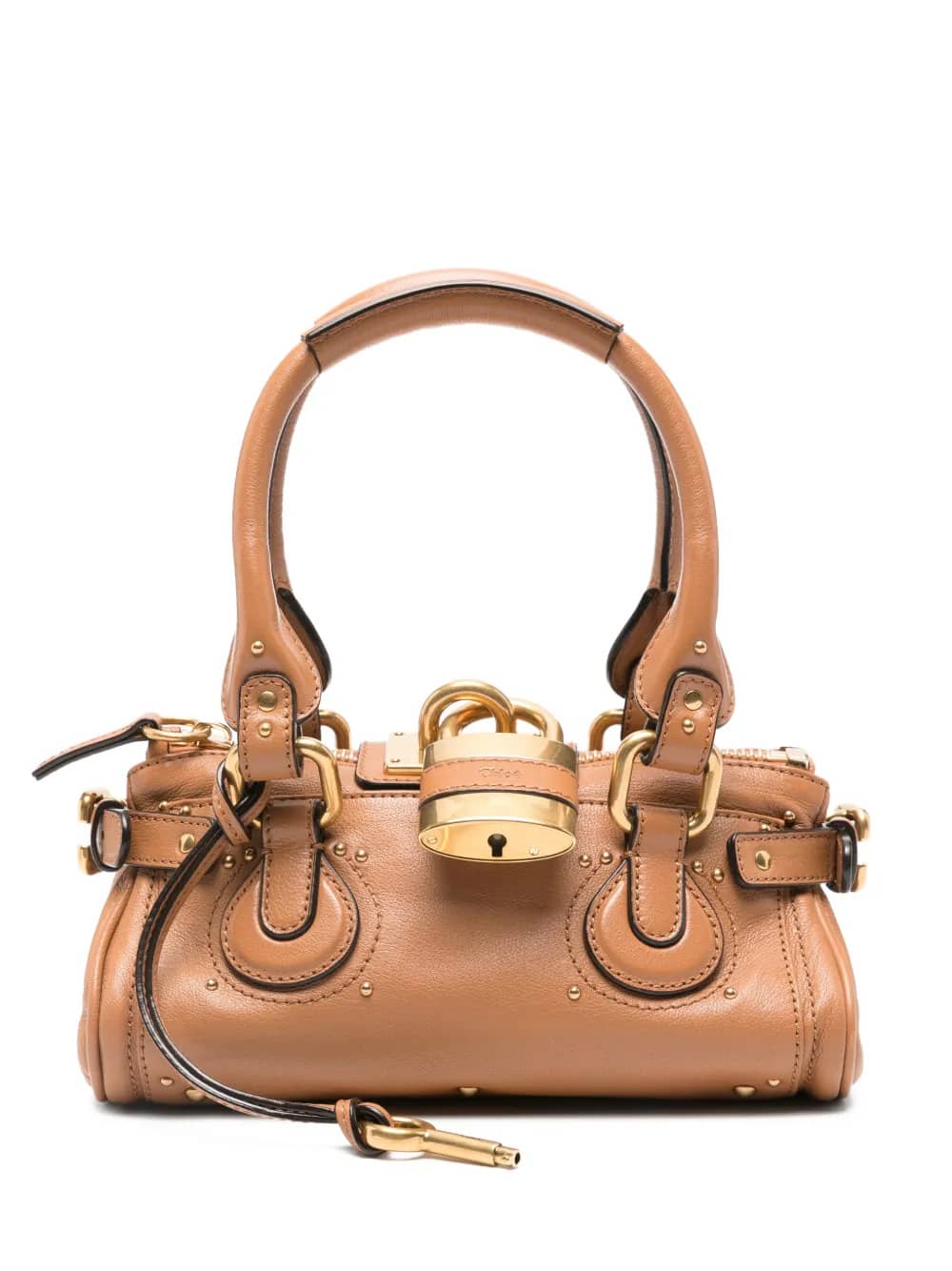 Borsa Paddington in pelle granata