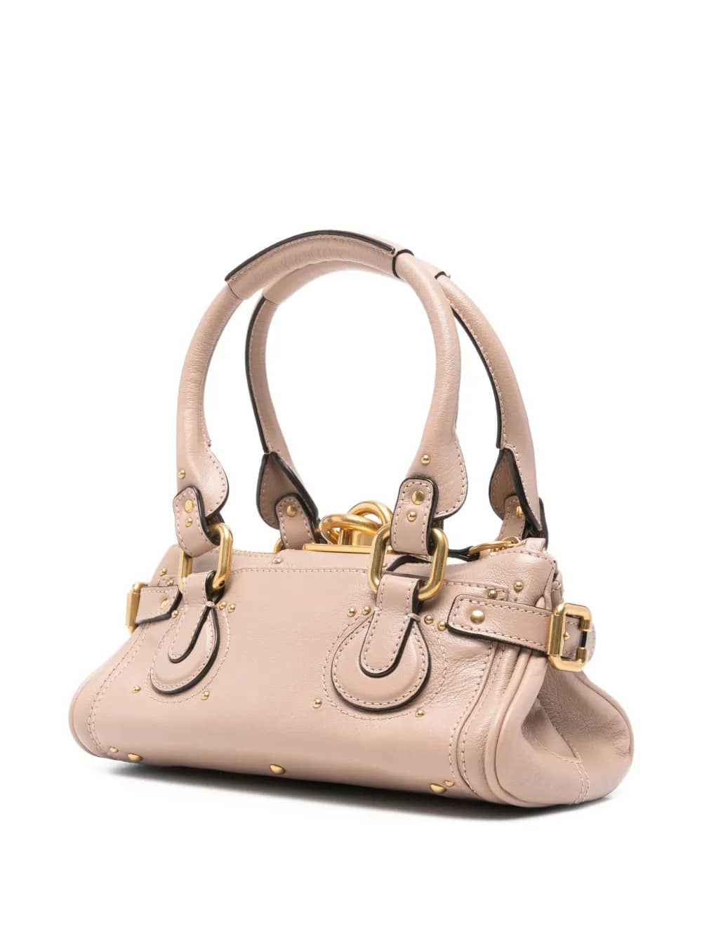 Borsa Paddington in pelle granata