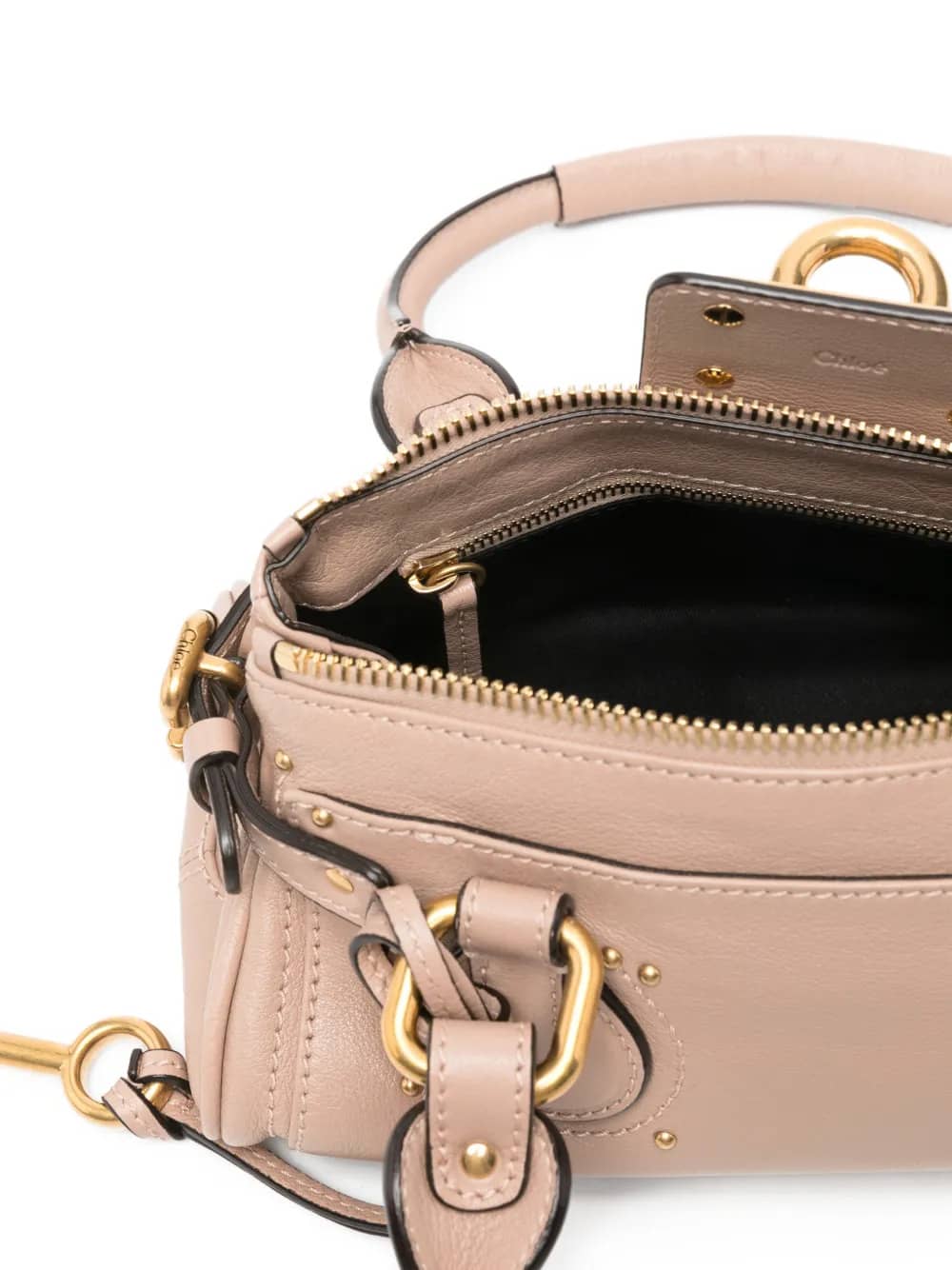 Borsa Paddington in pelle granata