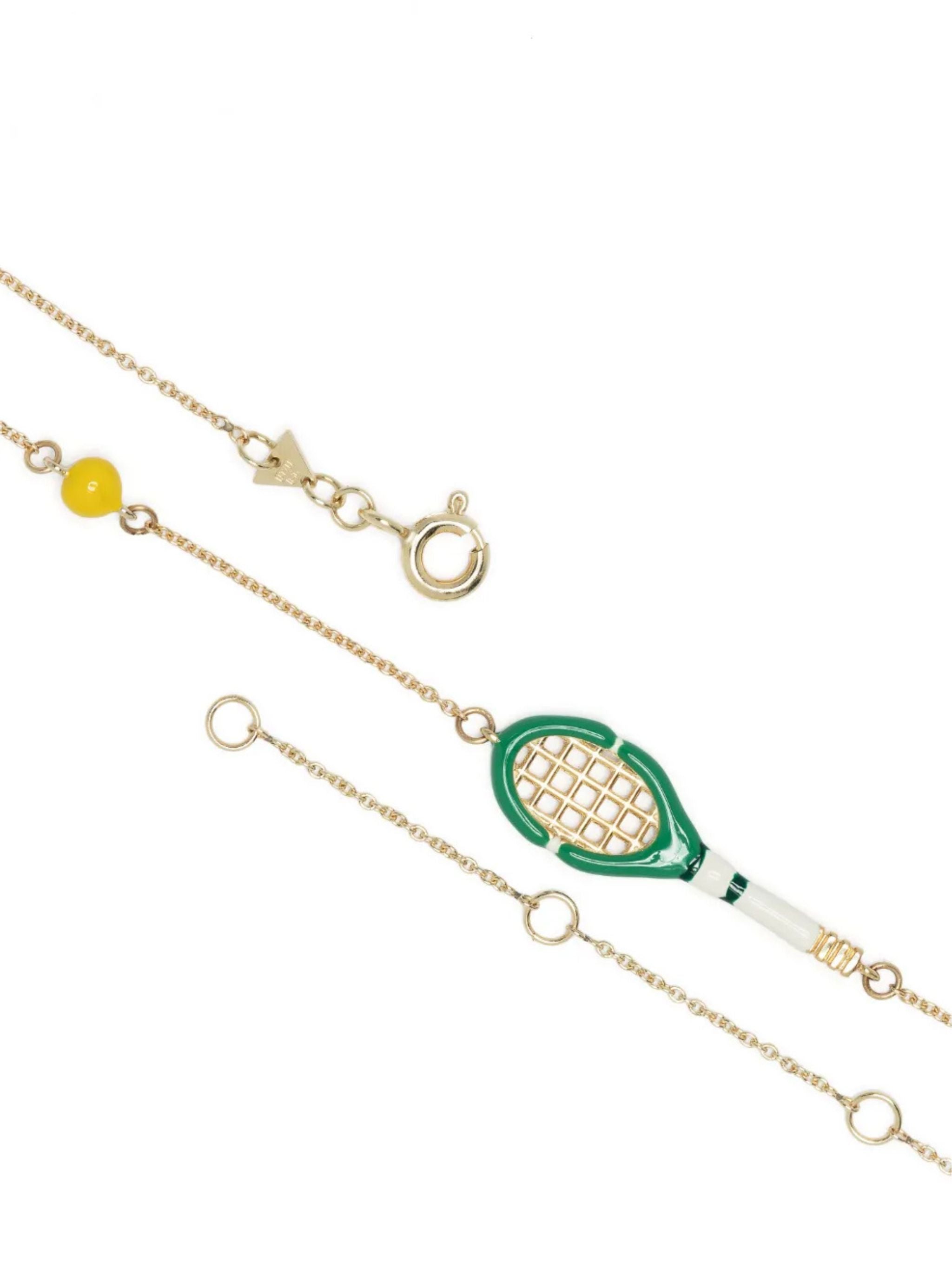 Collana TENNIS PELOTA VERDE PISTACCHIO