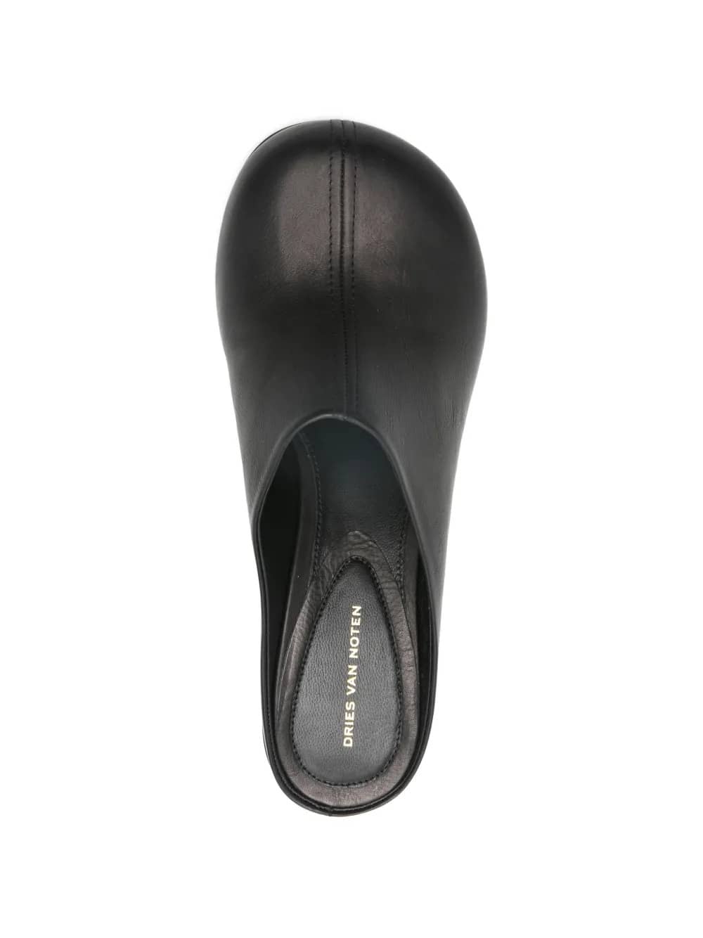 Mules con tacco e punta tonda