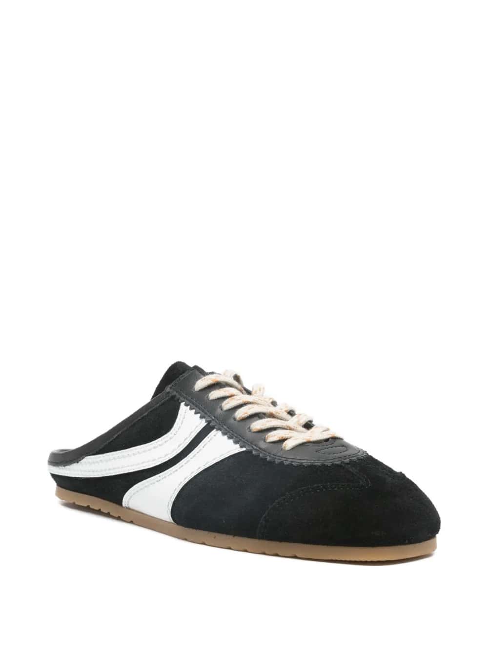 Sneakers in pelle scamosciata