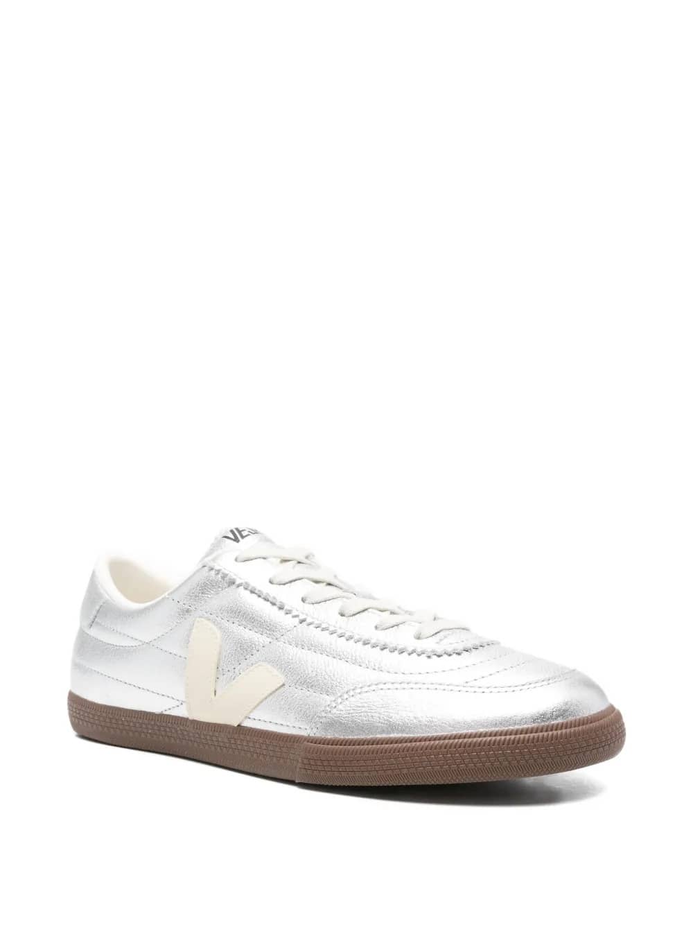 SNEAKERS PANENKA LEATHER SILVER WHITE PIERRE BARK