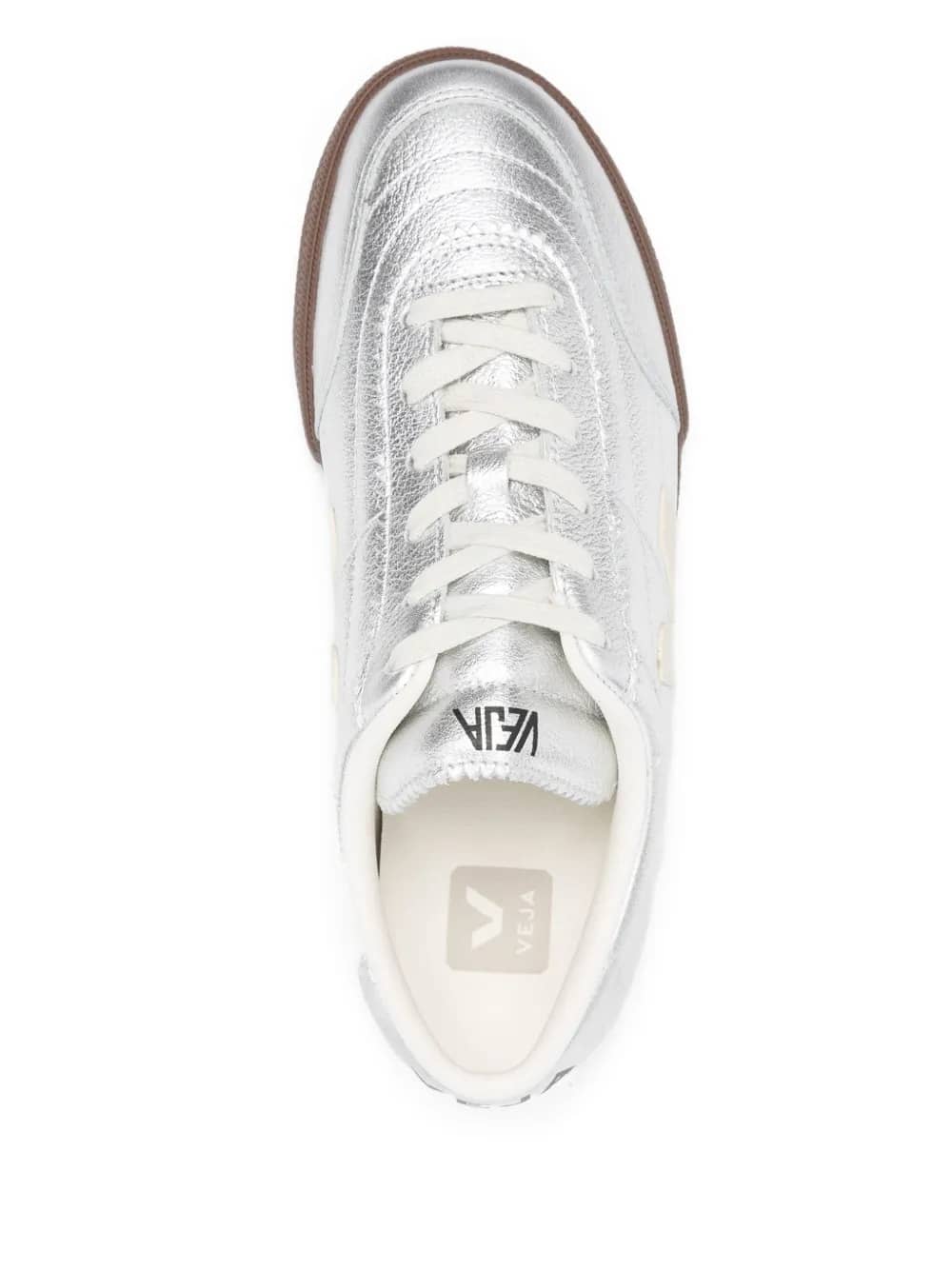 SNEAKERS PANENKA LEATHER SILVER WHITE PIERRE BARK
