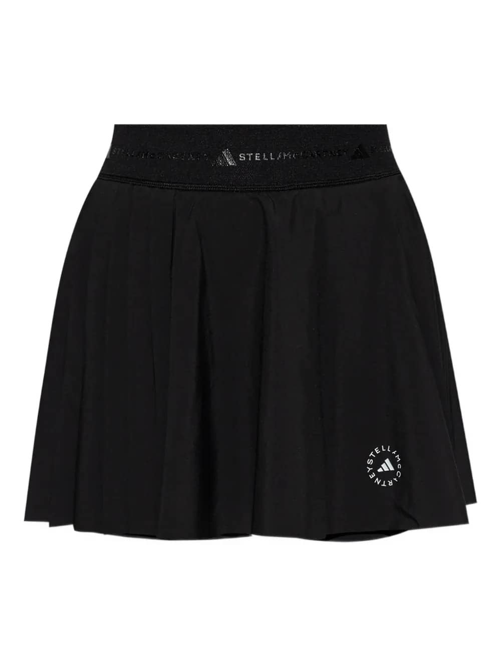 Minigonna plissettata con logo by Adidas x Stella Mccartney