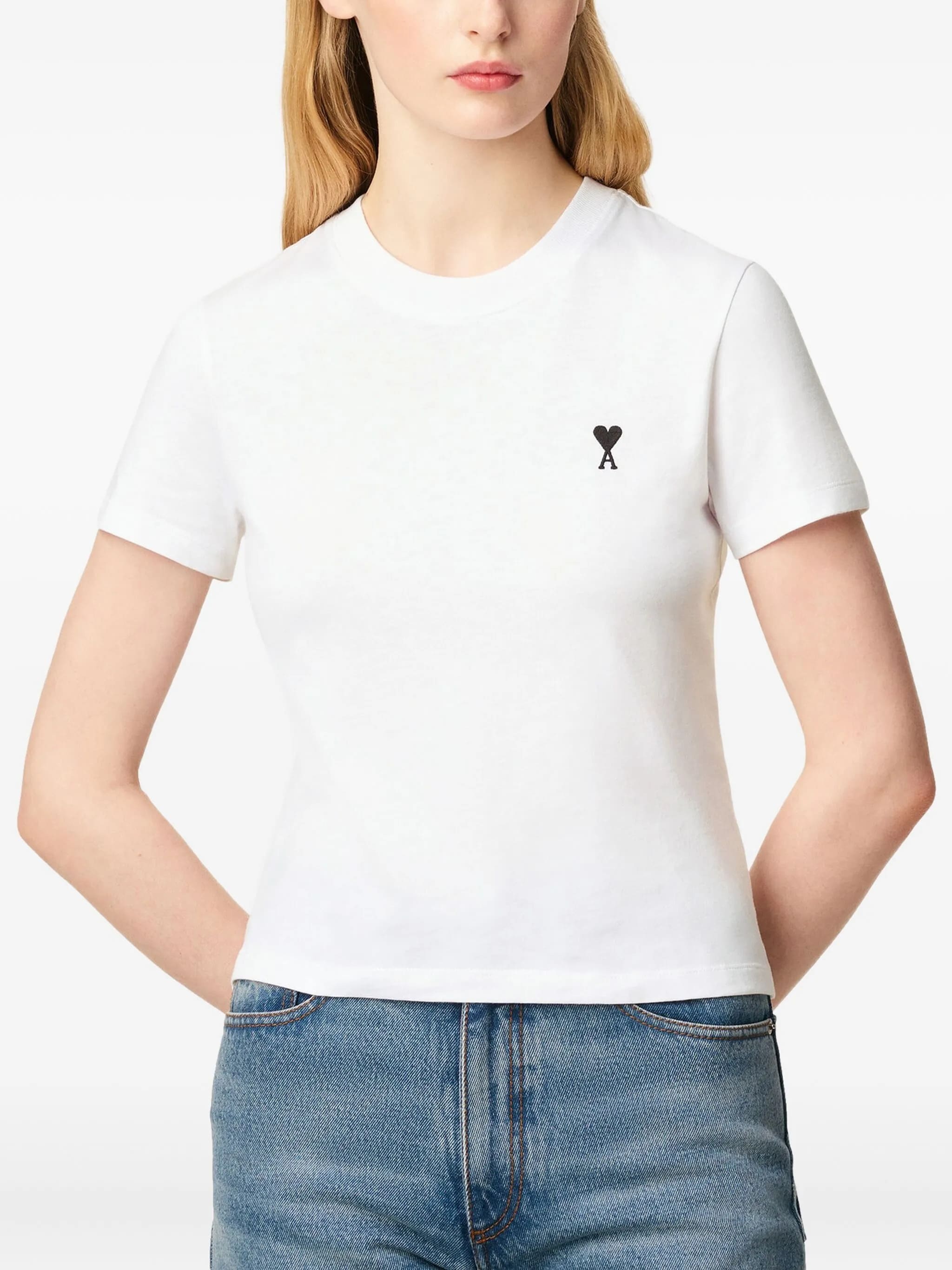 T-shirt con logo Ami de Coeur