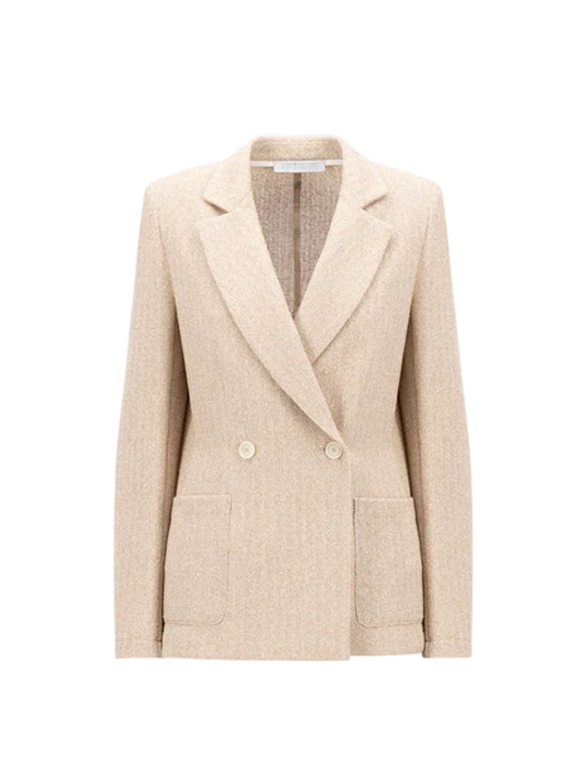 GIACCA DOPPIO PETTO TWEED FRISE`