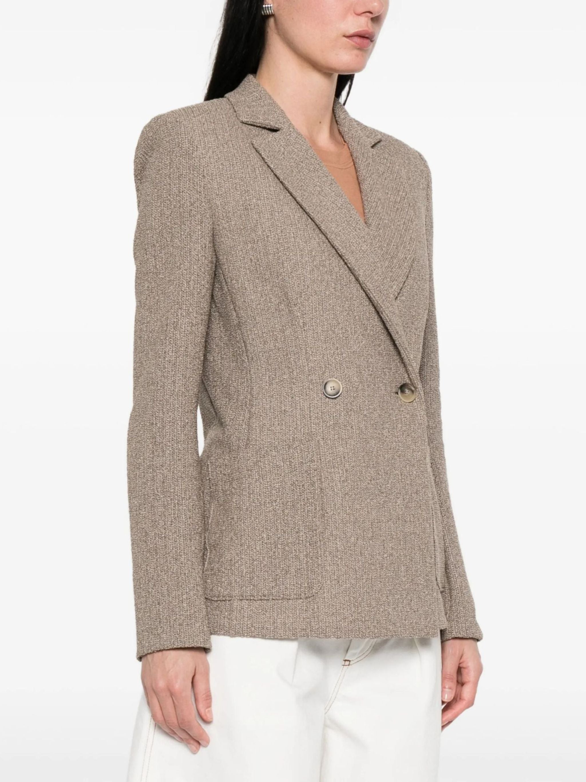 Giacca doppiopetto in tweed