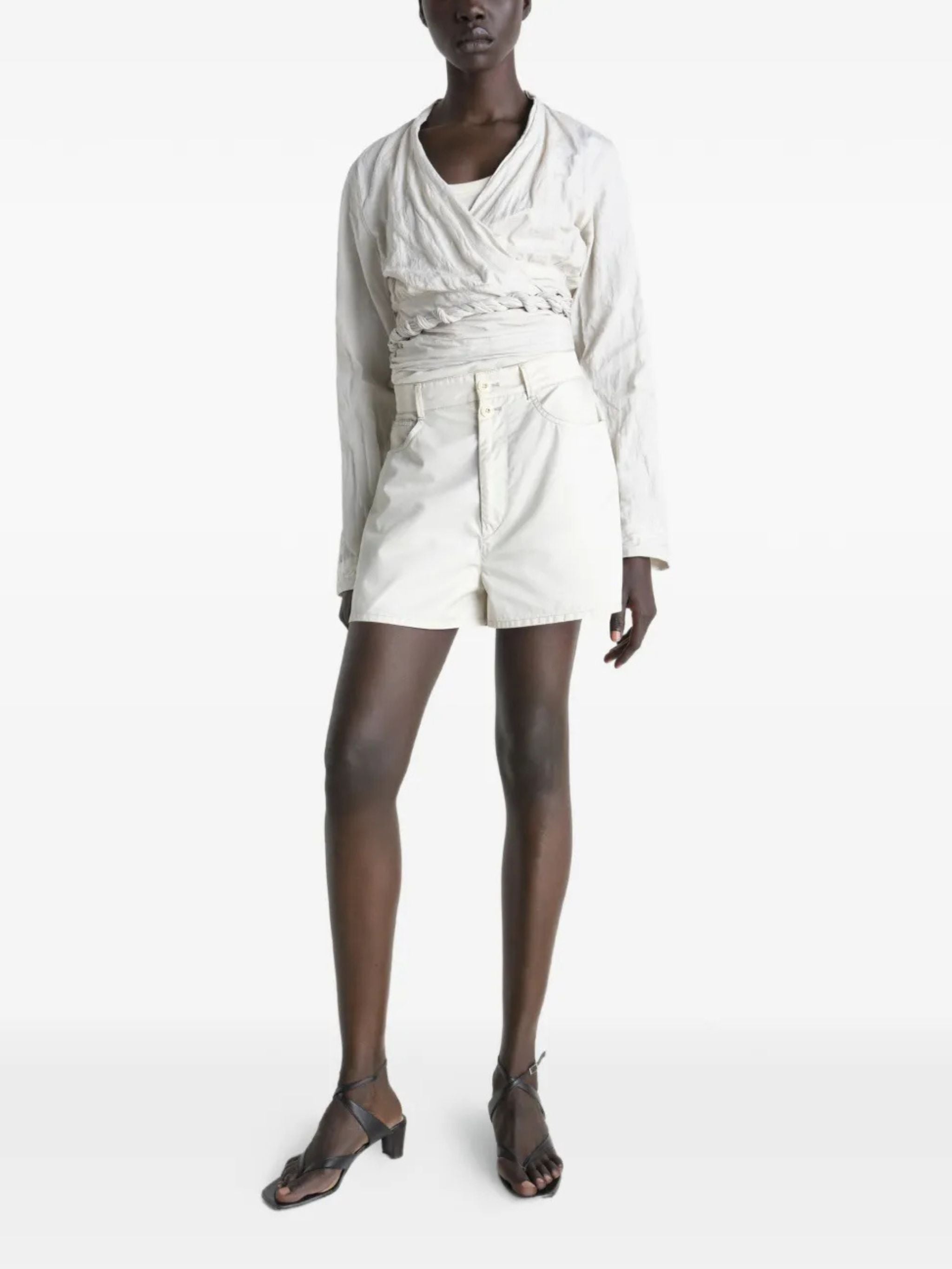 SHORTS IN COTTON TWIL