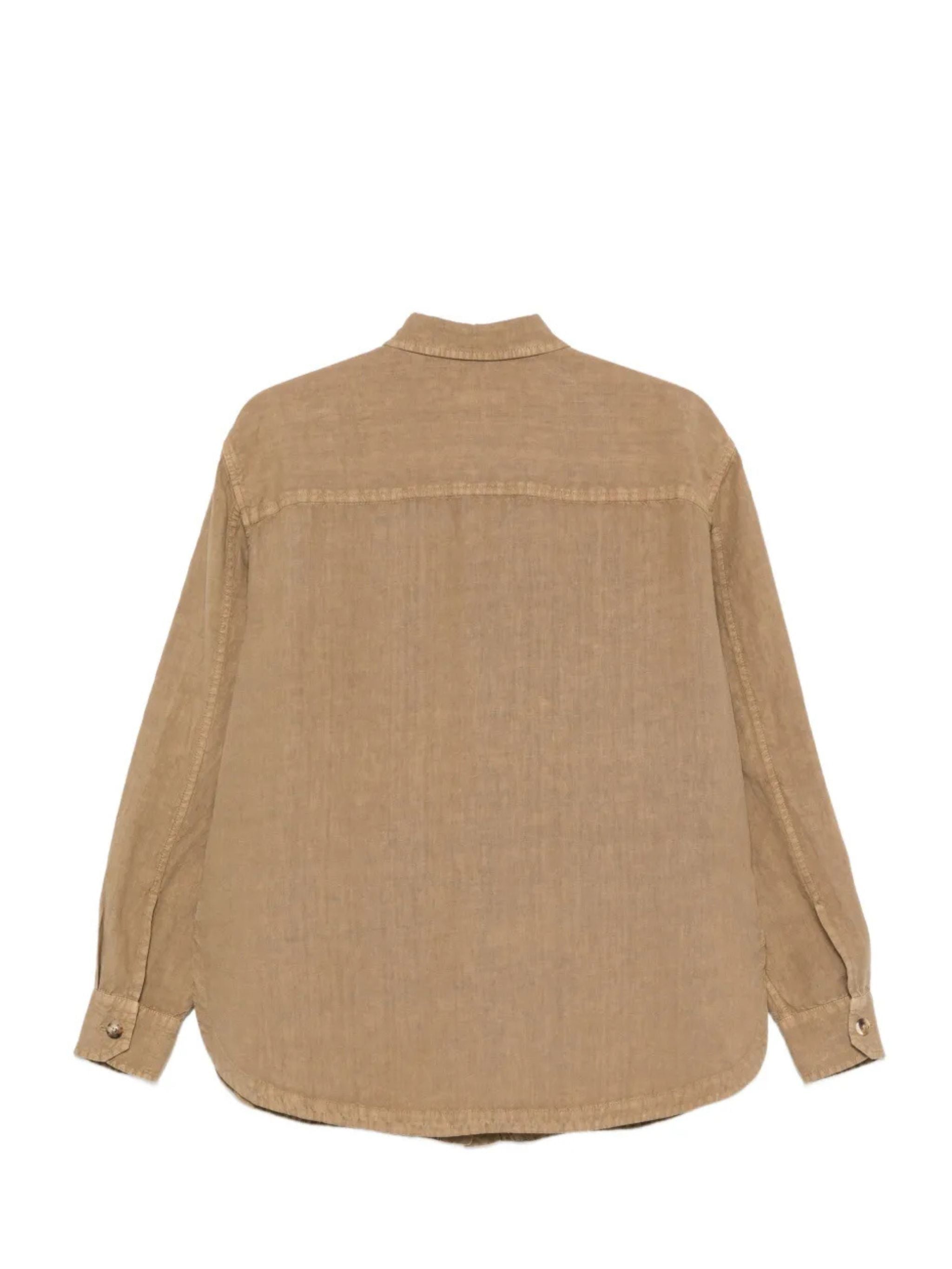 Giacca camicia in lino