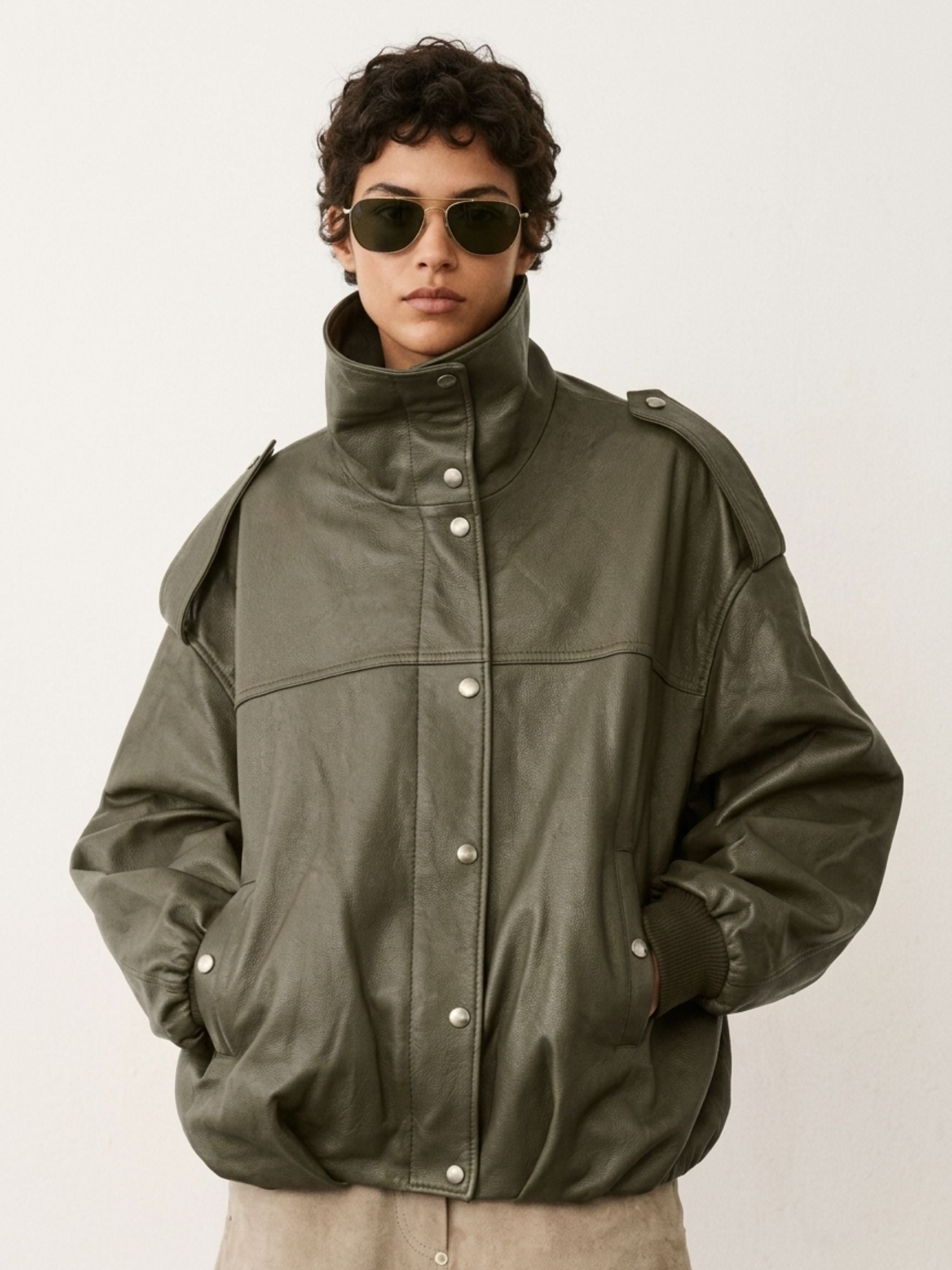 Giacca in pelle