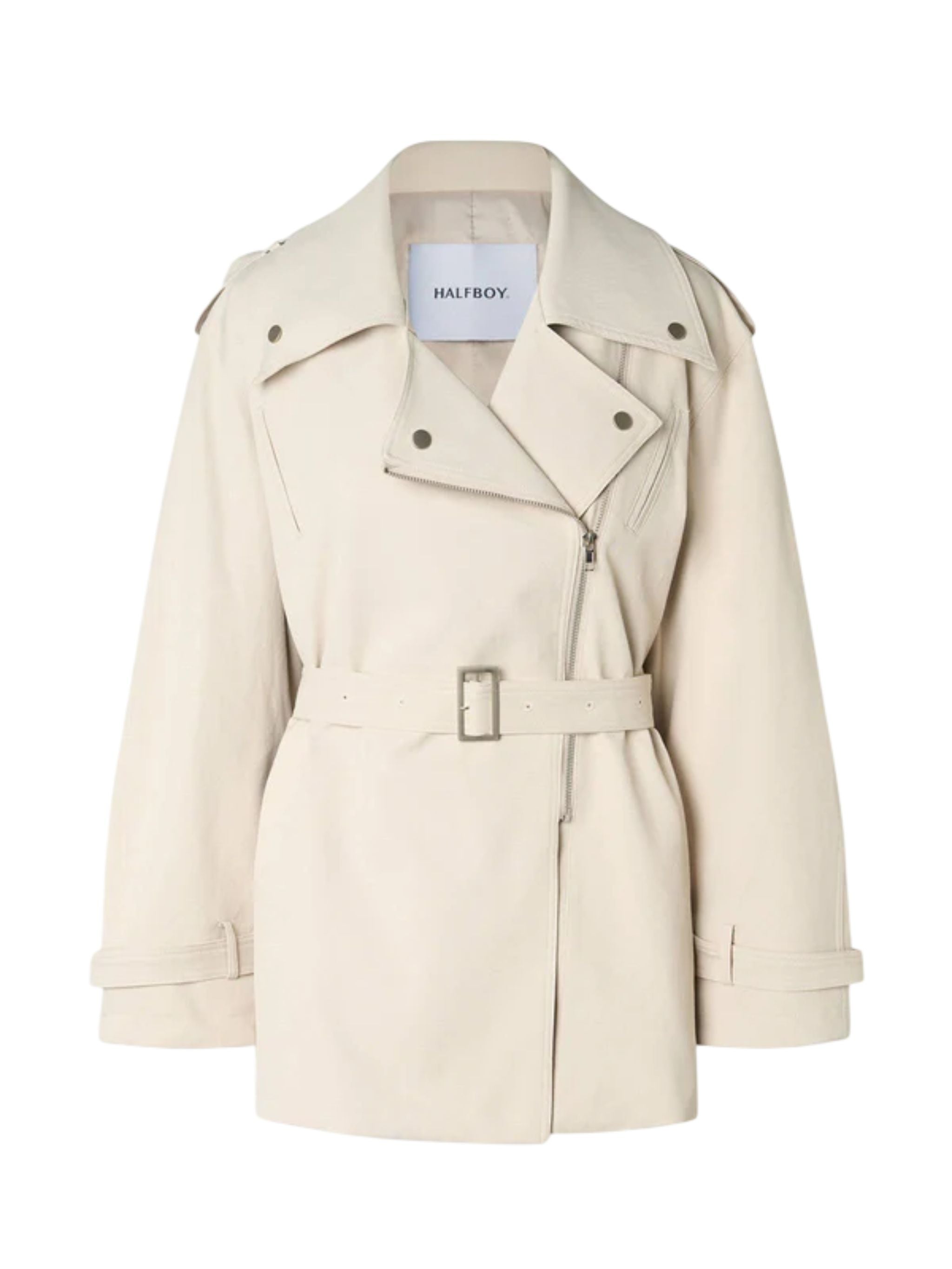 Chiodo trench con cintura