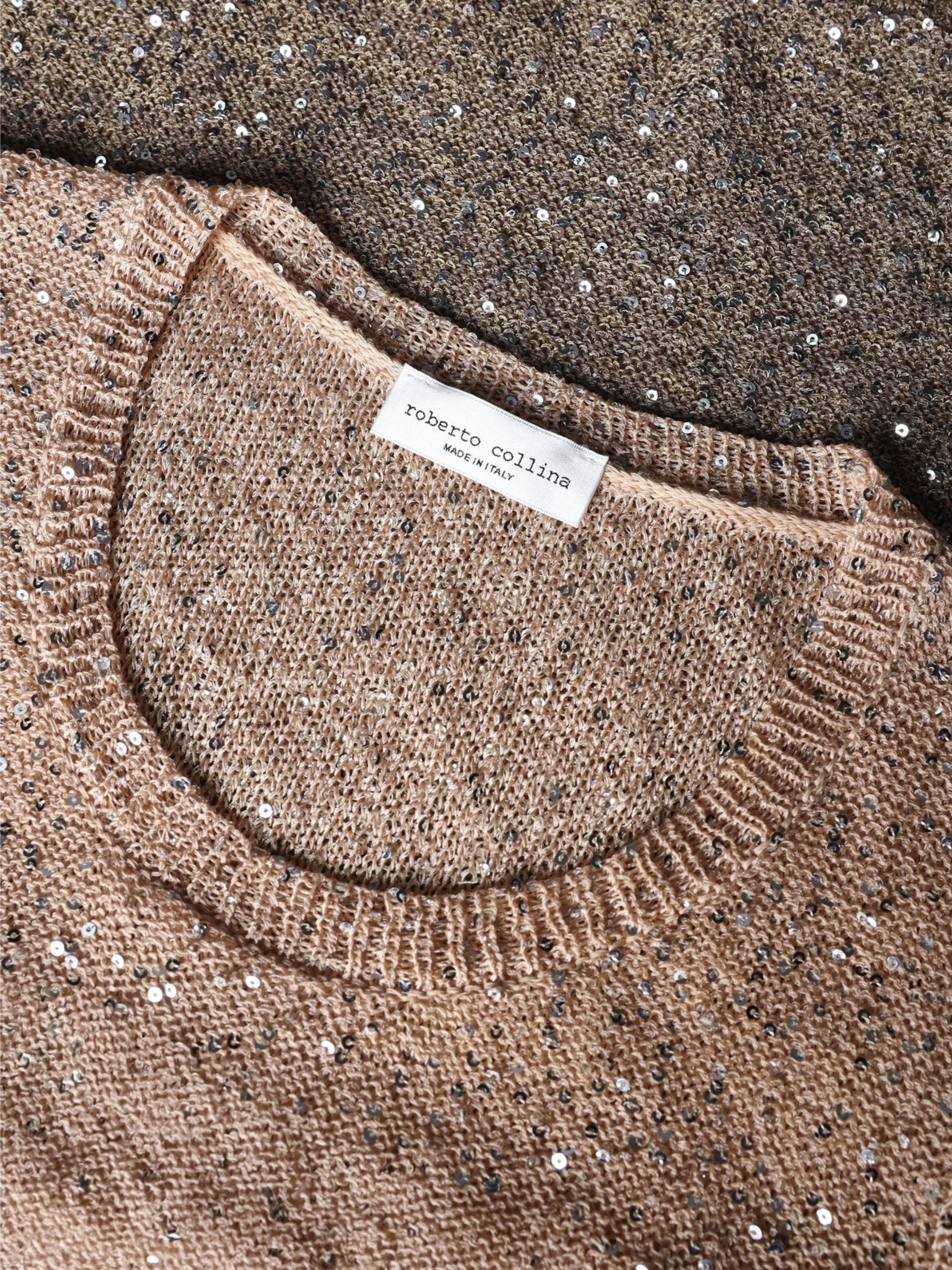 T-shirt con paillettes