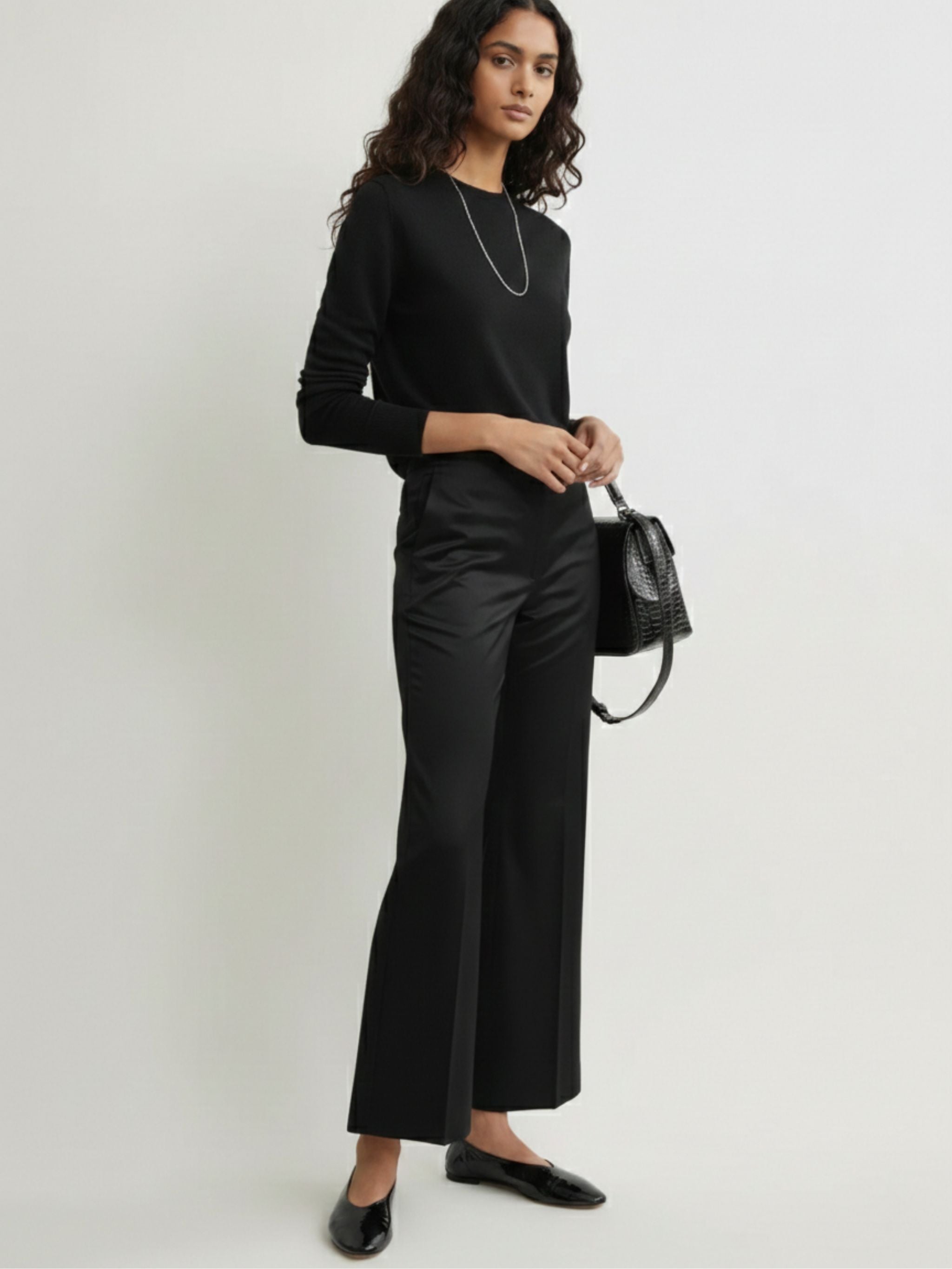 KUCK FLARE RAW TROUSERS
