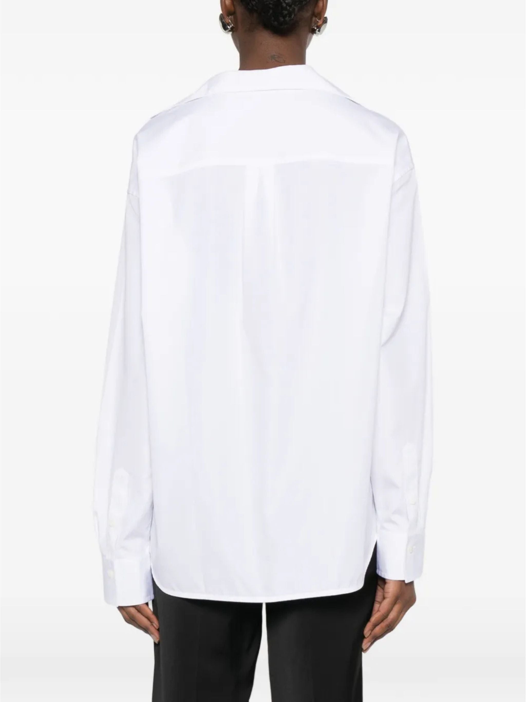 Camicia in Cotone Biologico con scollo a V