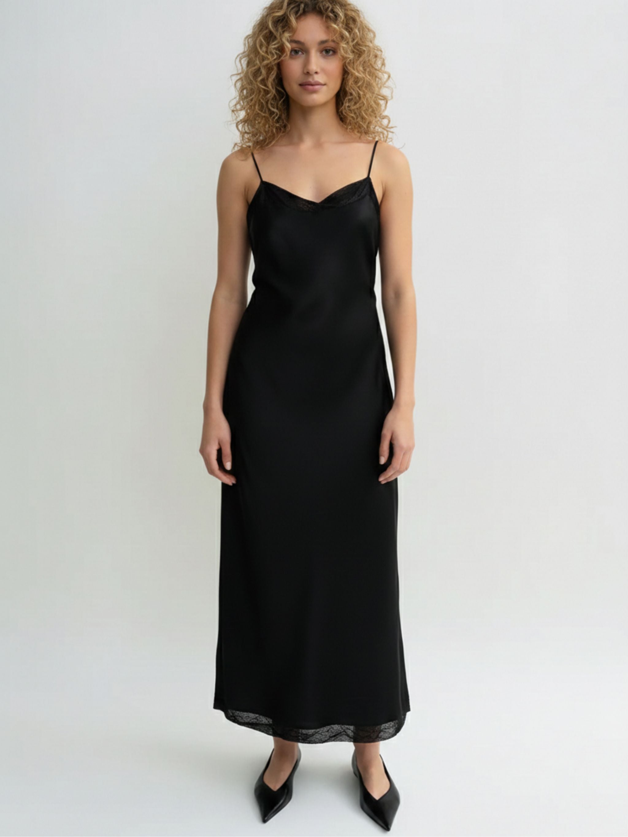 SATIN SLIP DRESS