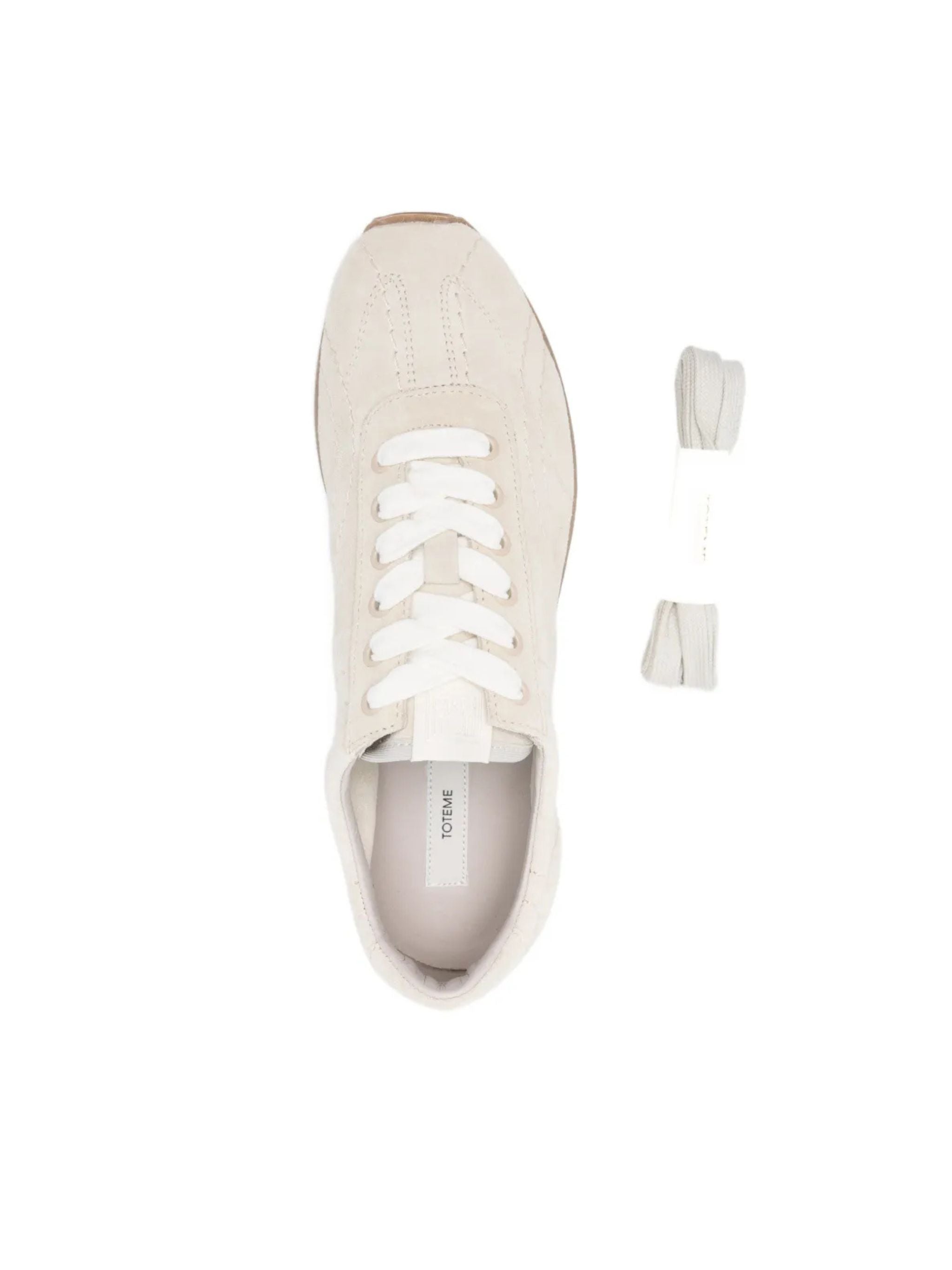 Sneakers Flex in pelle scamosciata Stone