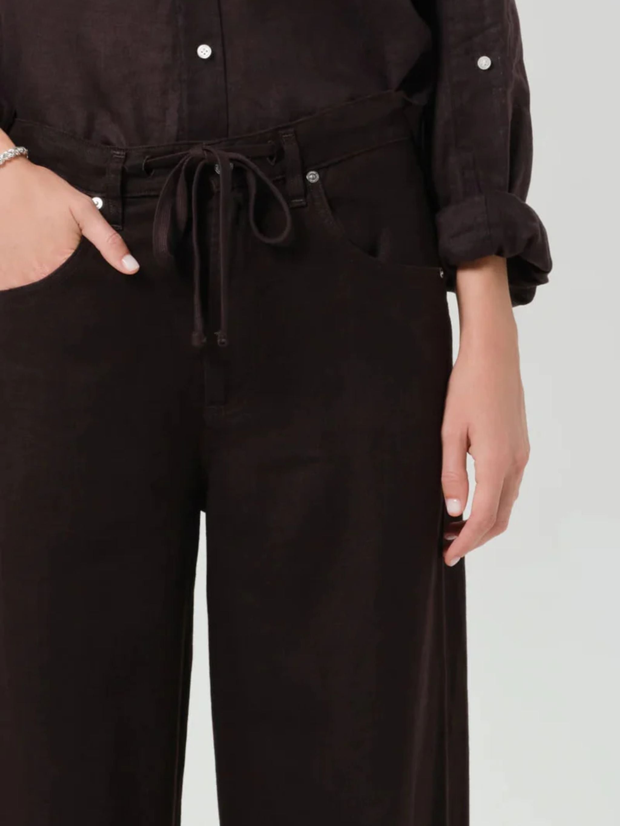 Linen drawstring trousers Brynn
