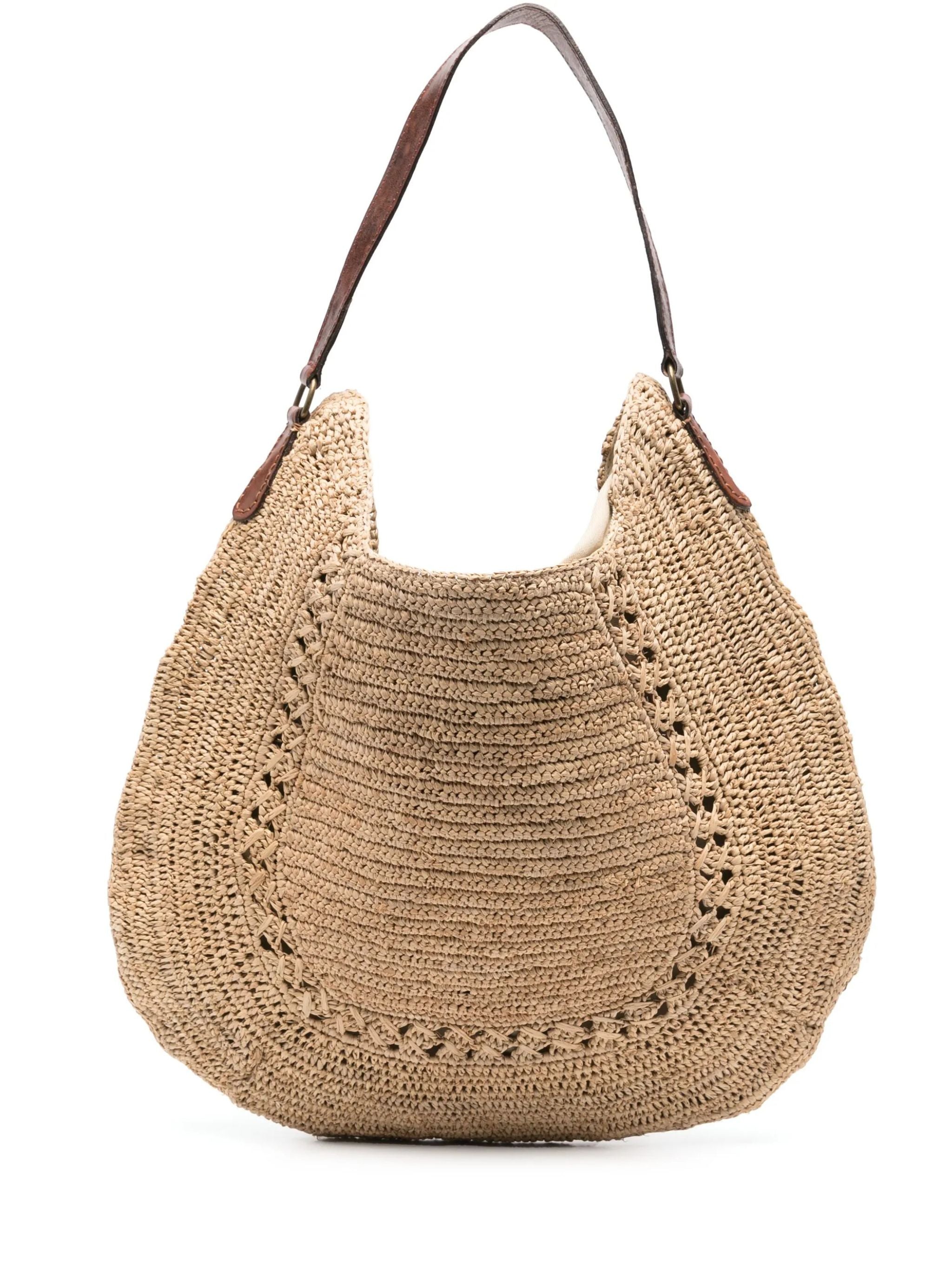 Borsa hobo Meva in rafia