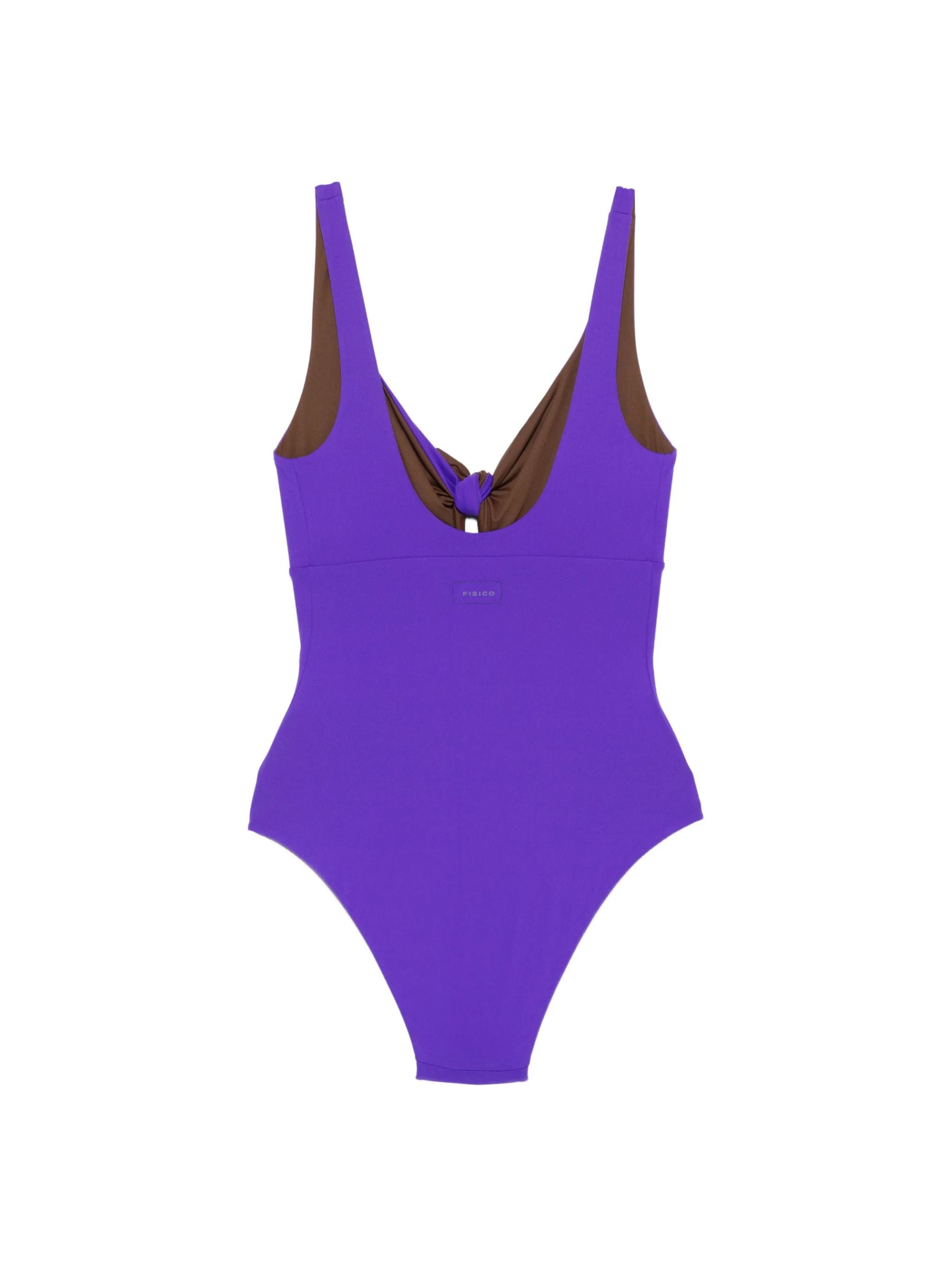 Costume intero bicolore reversibile
