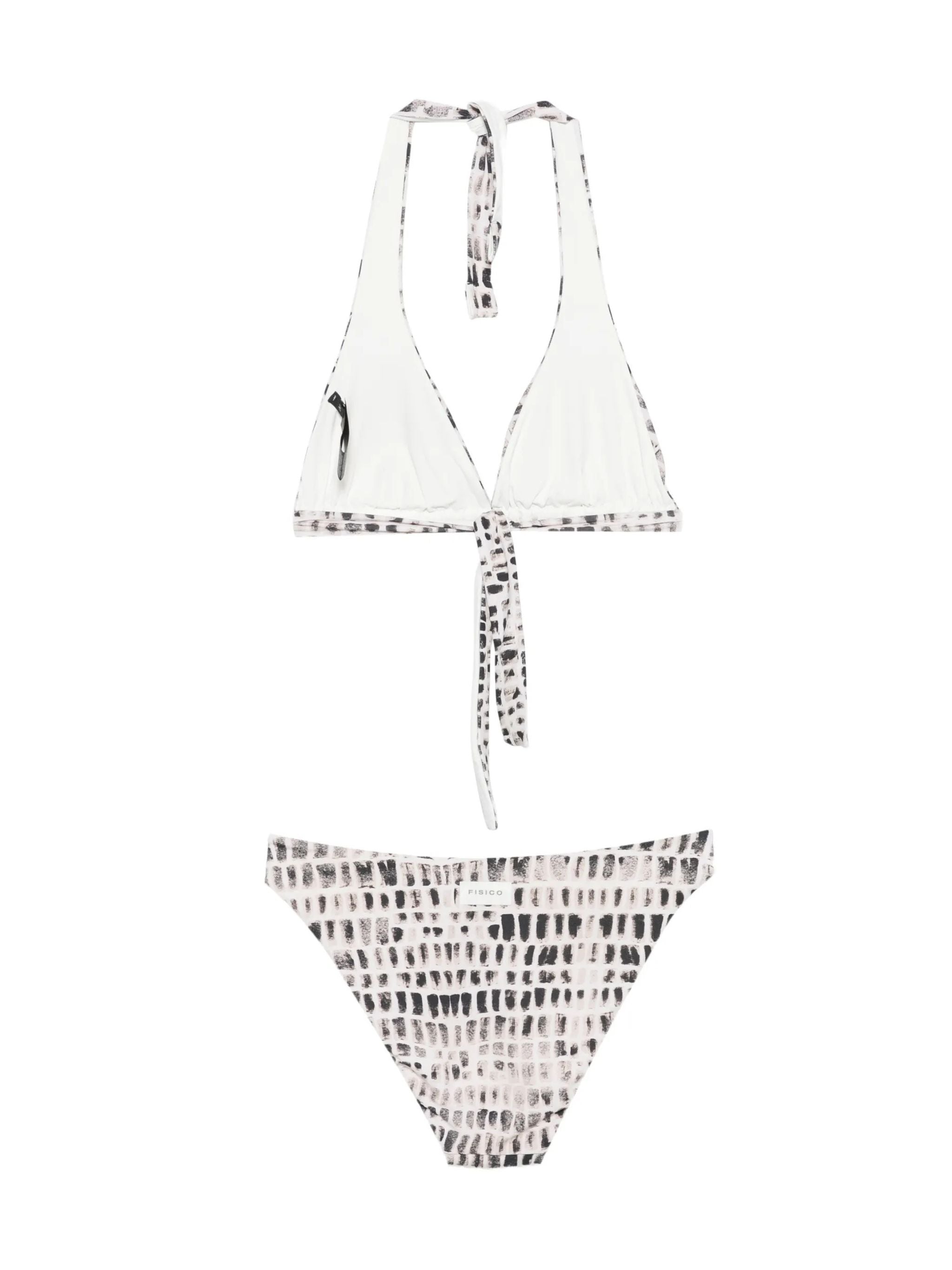 Bikini con scollo all`americana