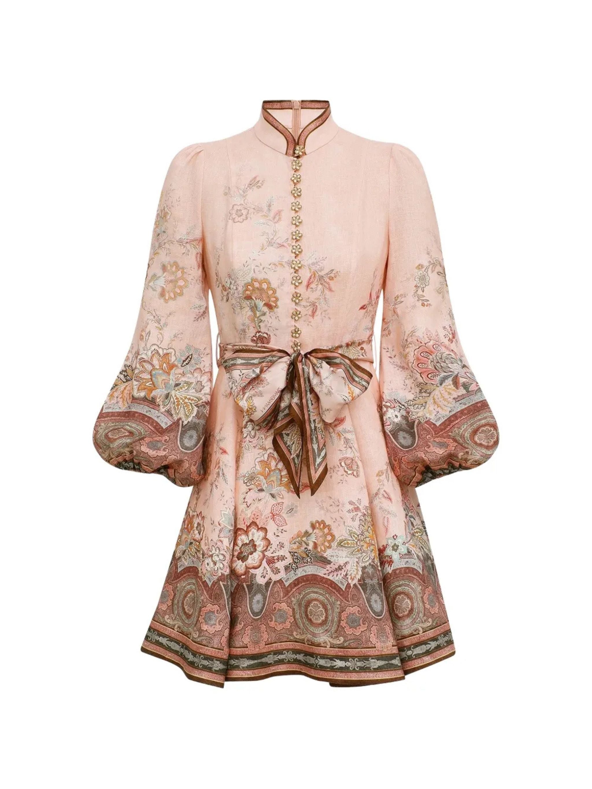 ALCHEMY BUTTON MINI DRESS