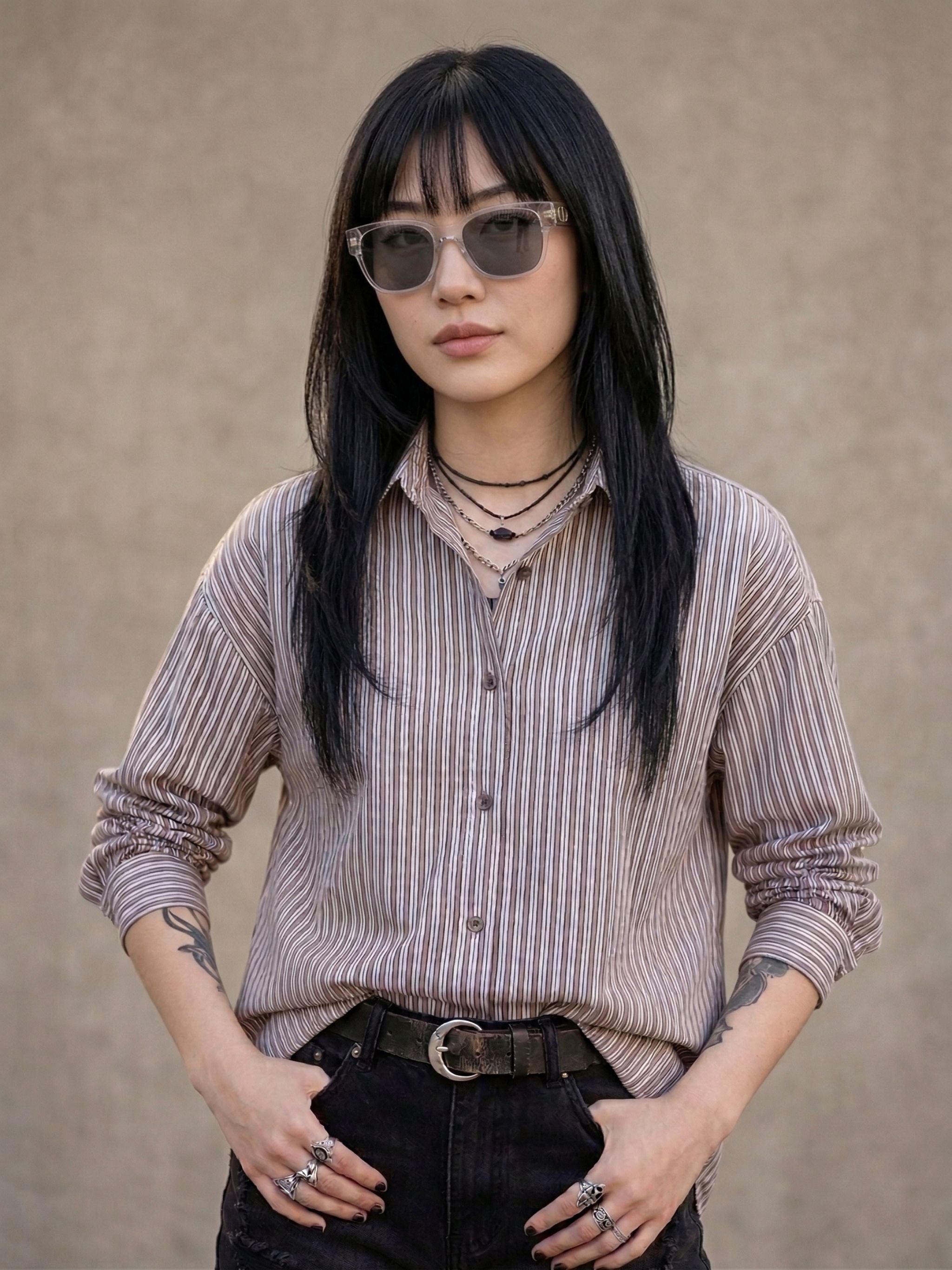 Camicia a righe La Piscine