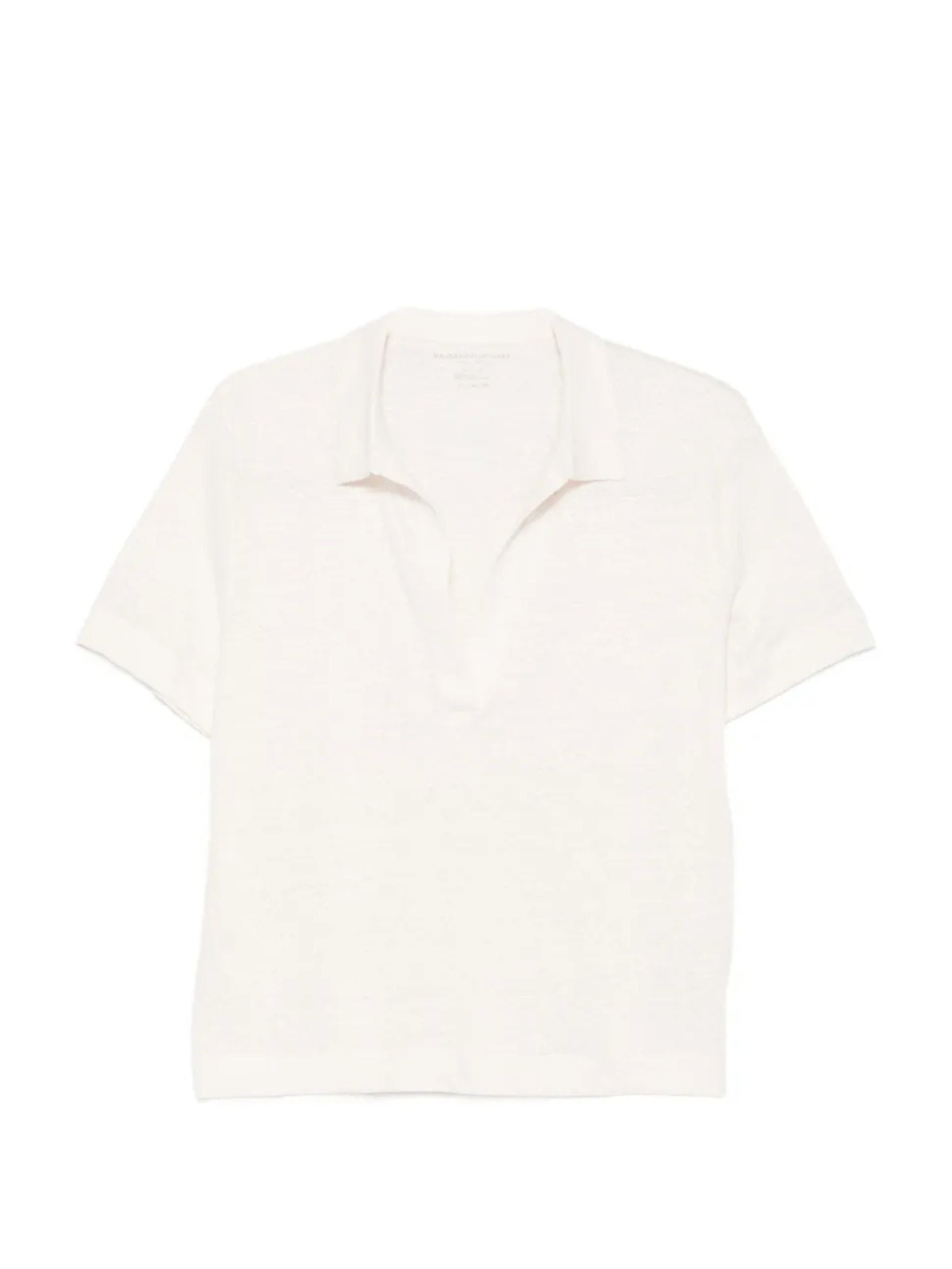 Polo boxy Cream