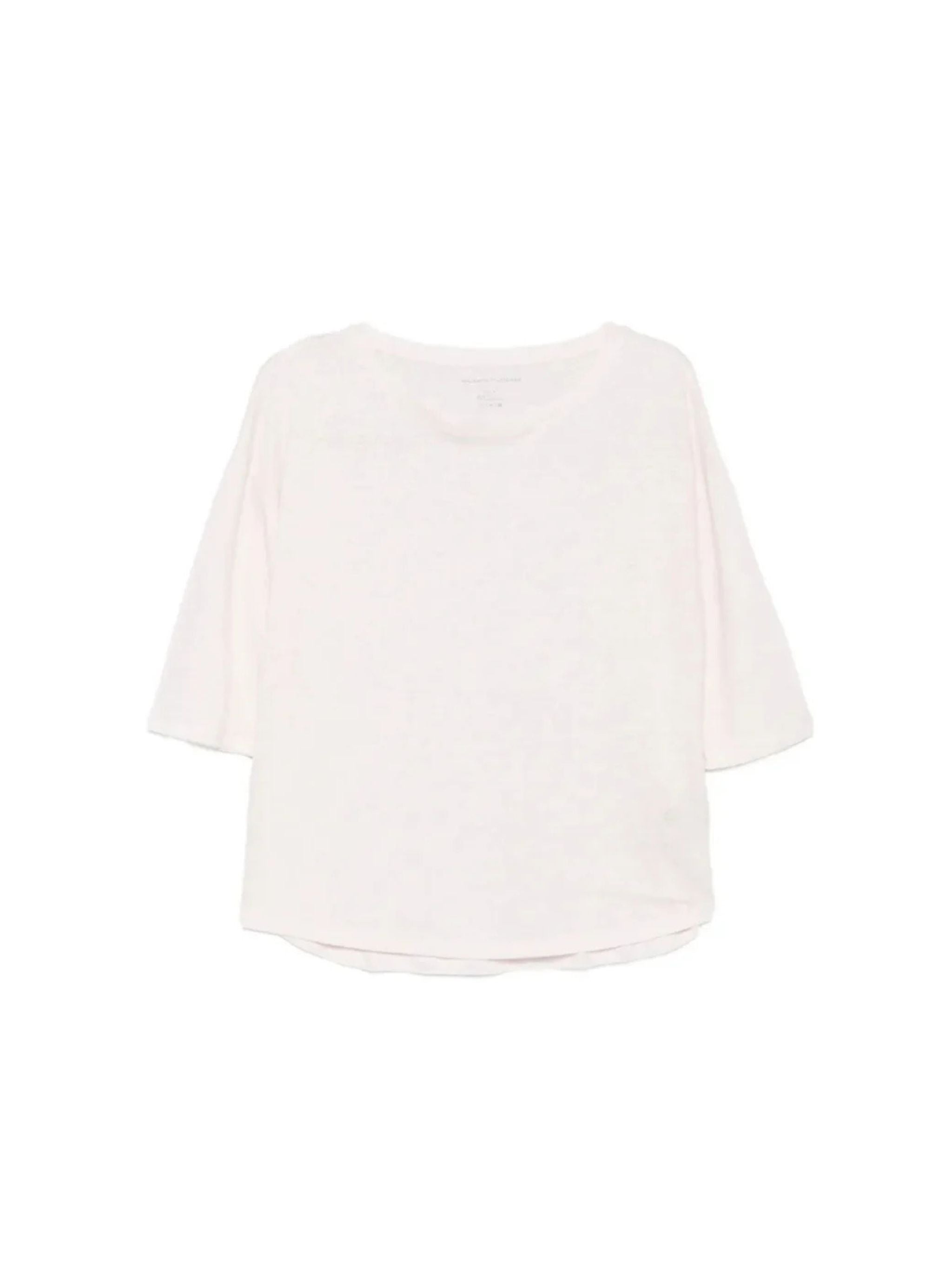 T-shirt con scollo a barca Rose