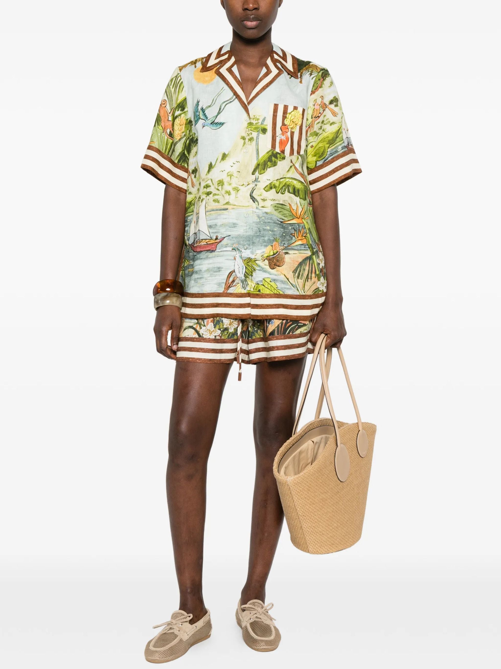 Camicia in lino Toucan