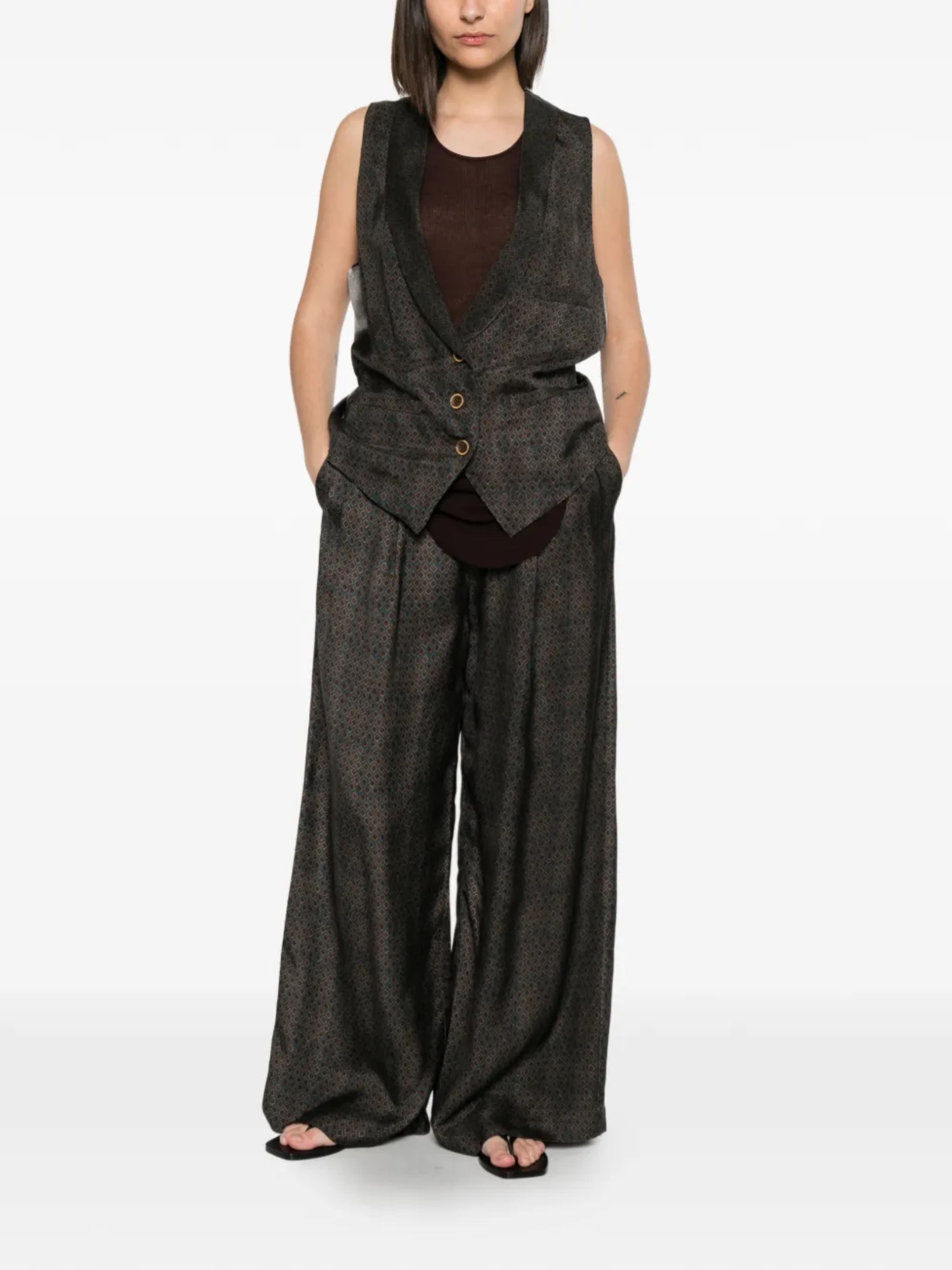 GILET IN SETA