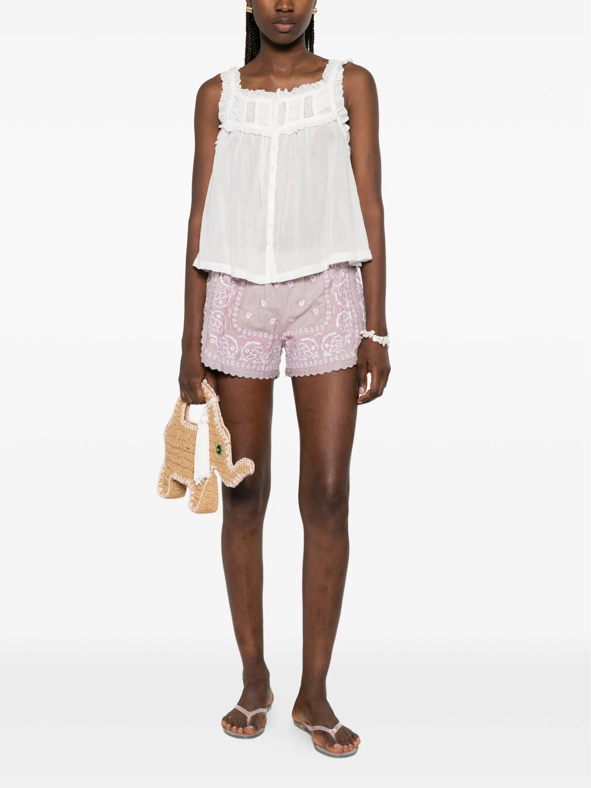 Shorts Bandana Lavander