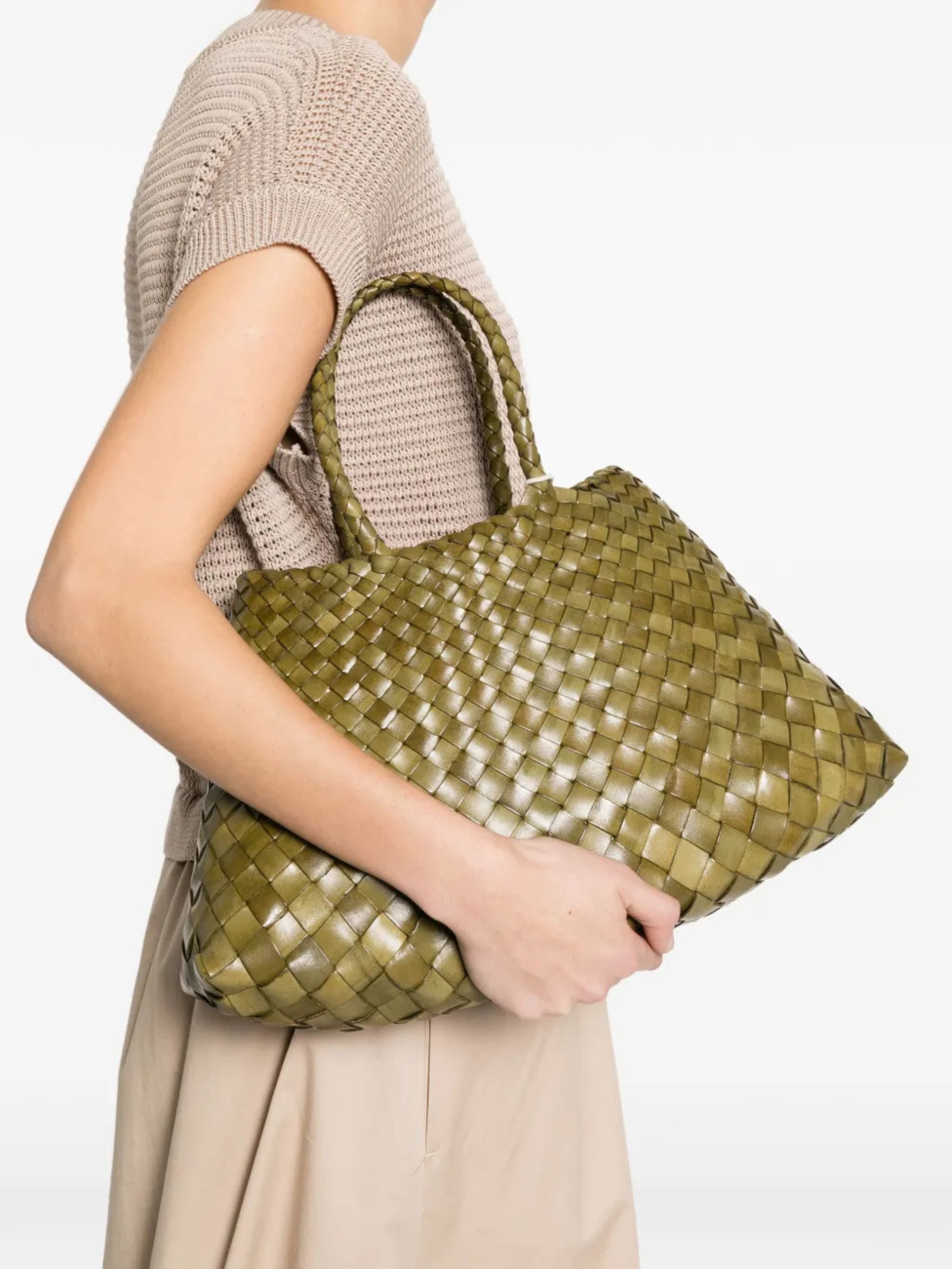 Borsa Santa Croce piccola Khaki