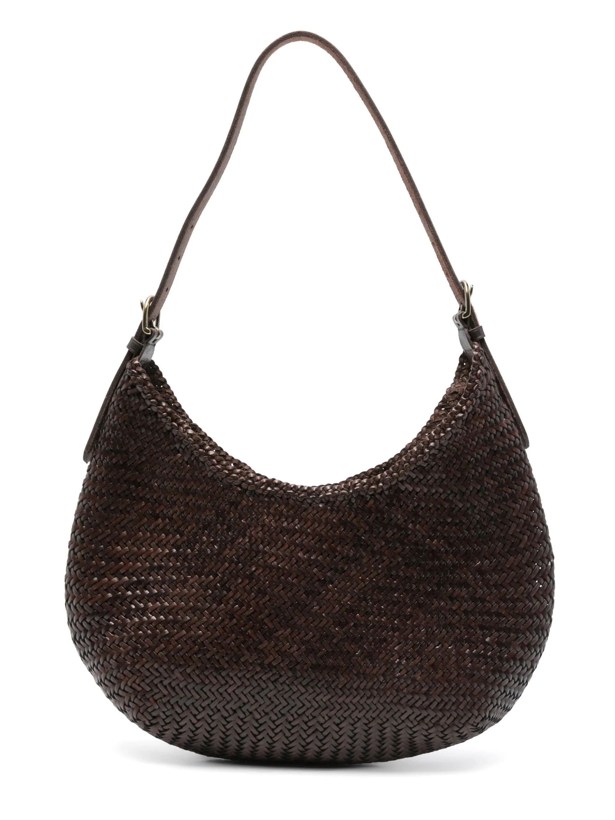 Borsa Mezzaluna dark brown