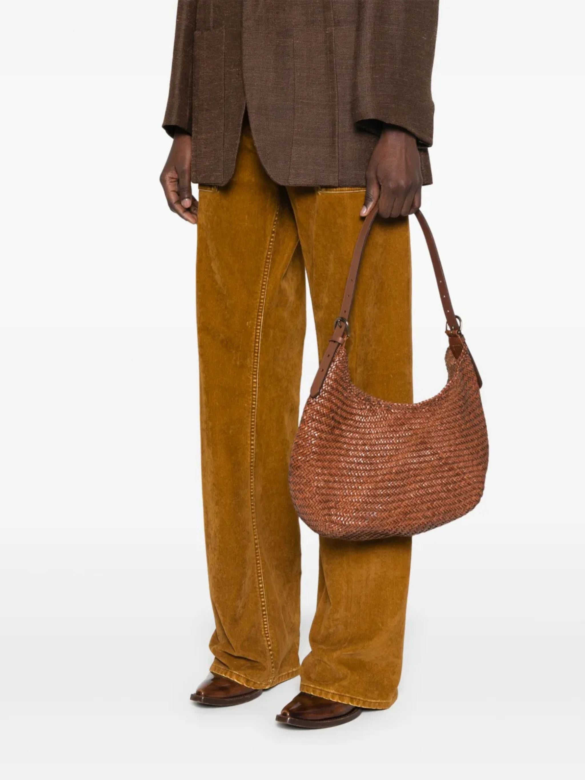 Borsa Mezza Luna Tan