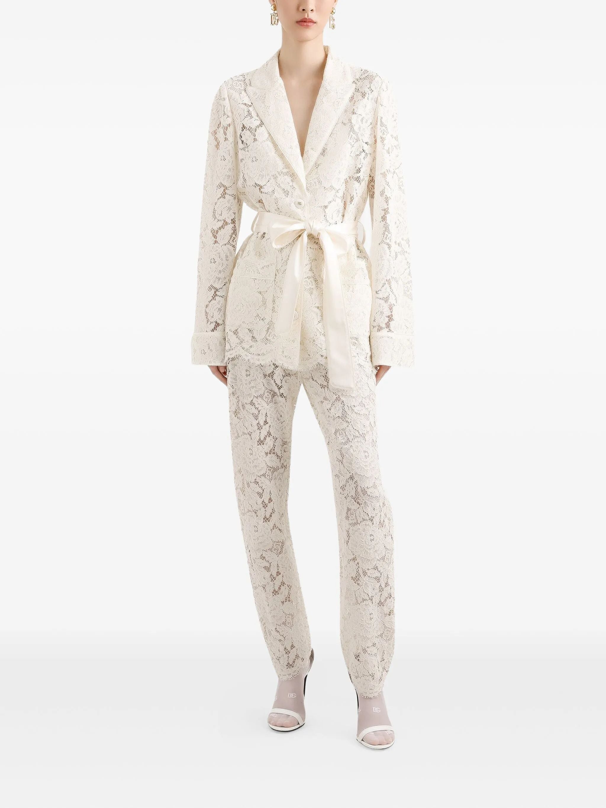 Floral lace vanity shirt