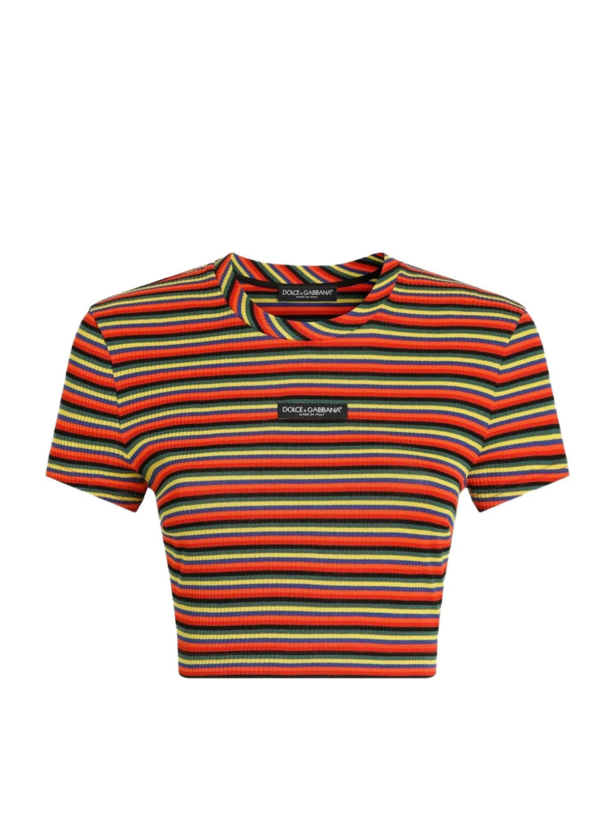 T-shirt in Jersey rigato