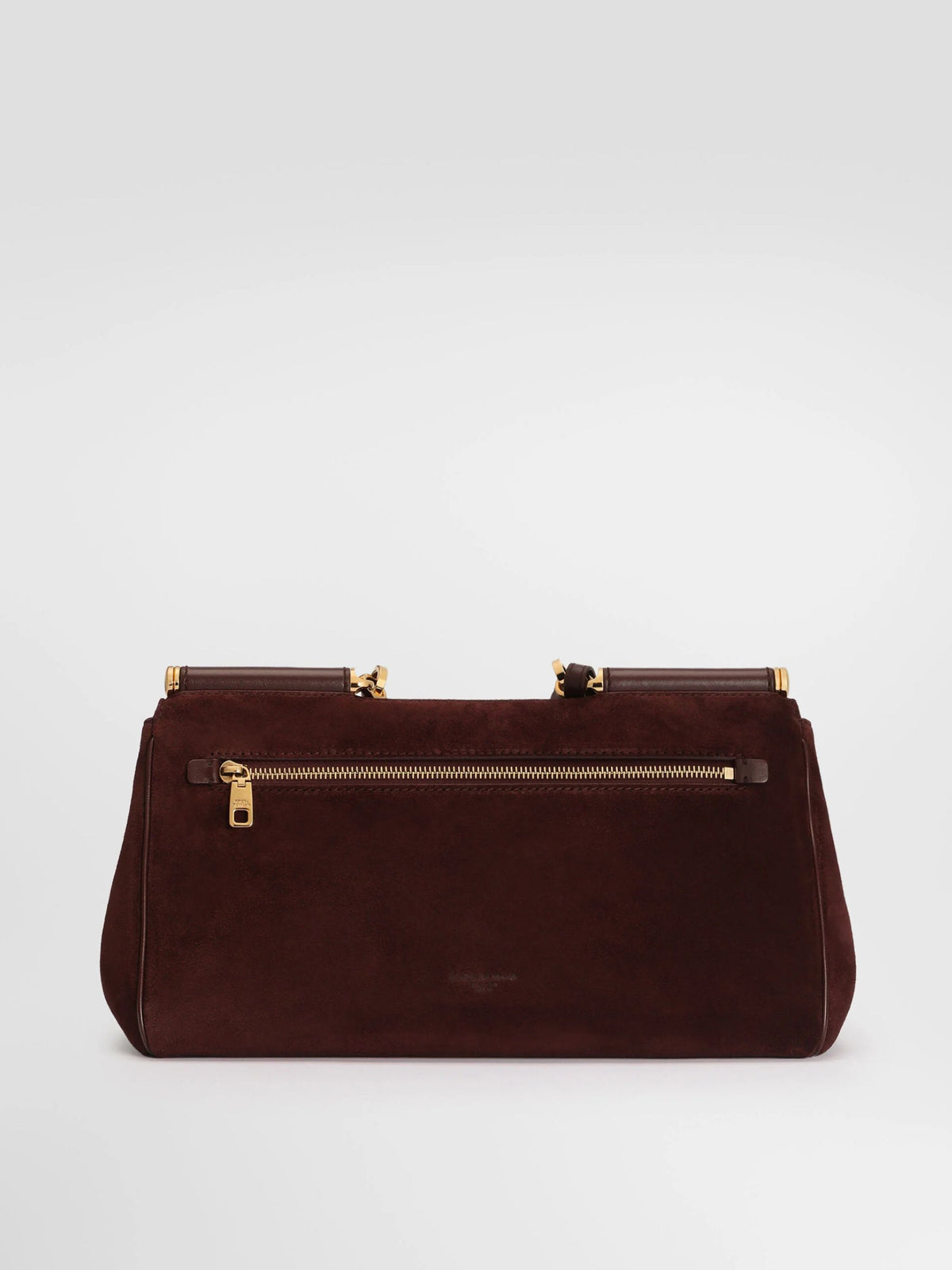 Borsa a mano My Sicily media in suede Bordeaux