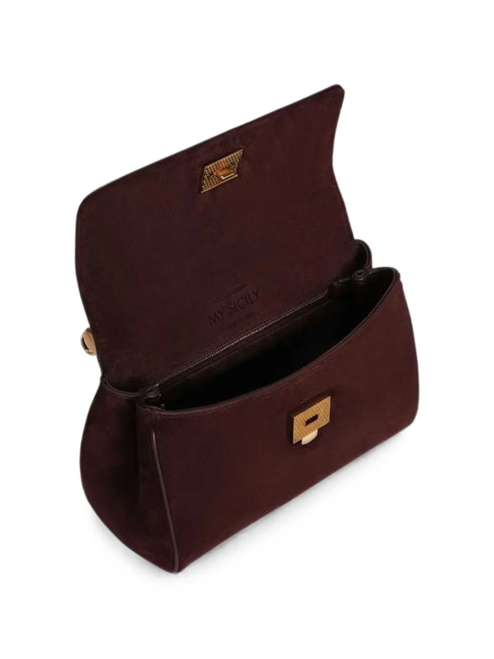 Borsa a mano My Sicily mini in suede