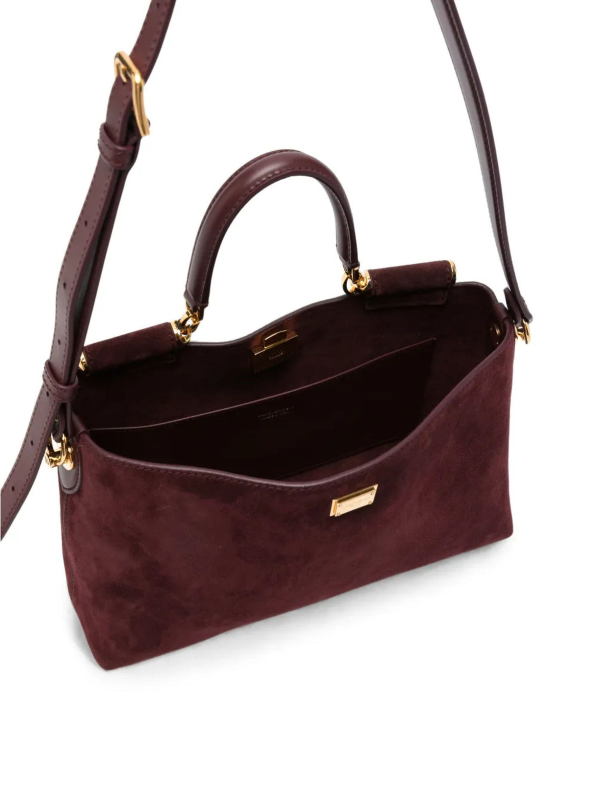 Borsa Shopping in suede