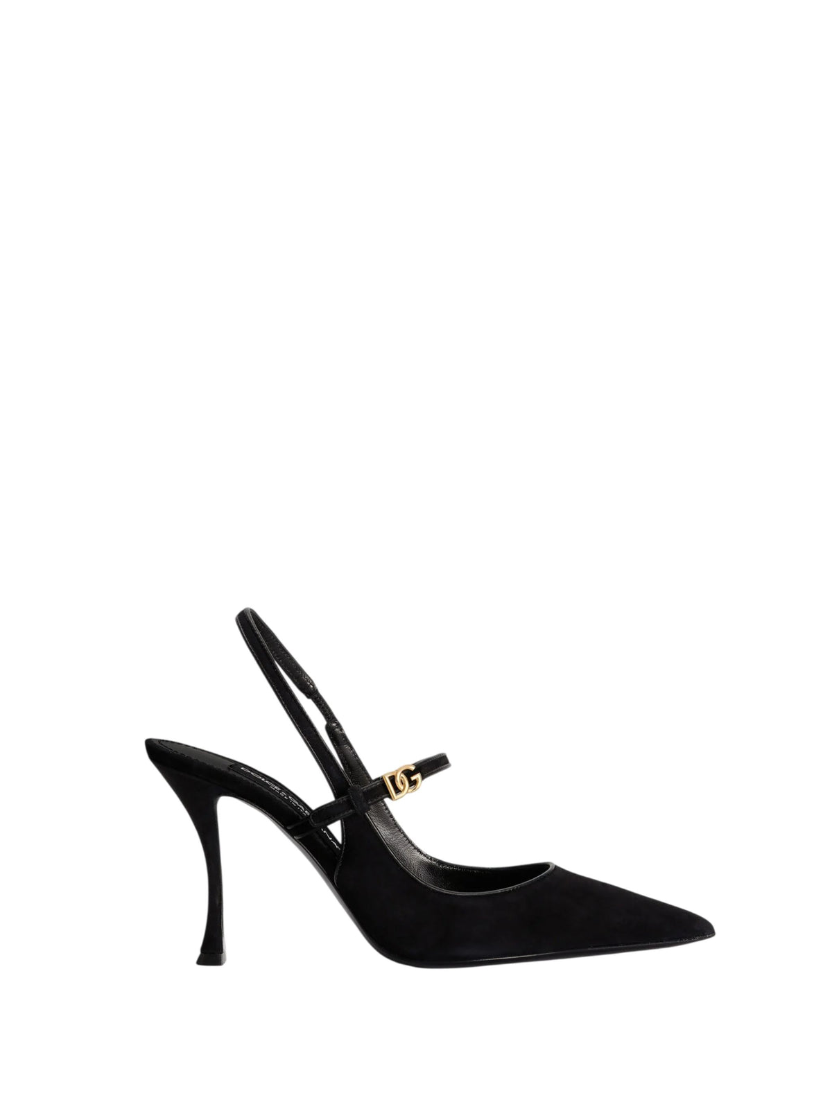 Slingback in suede e nappa