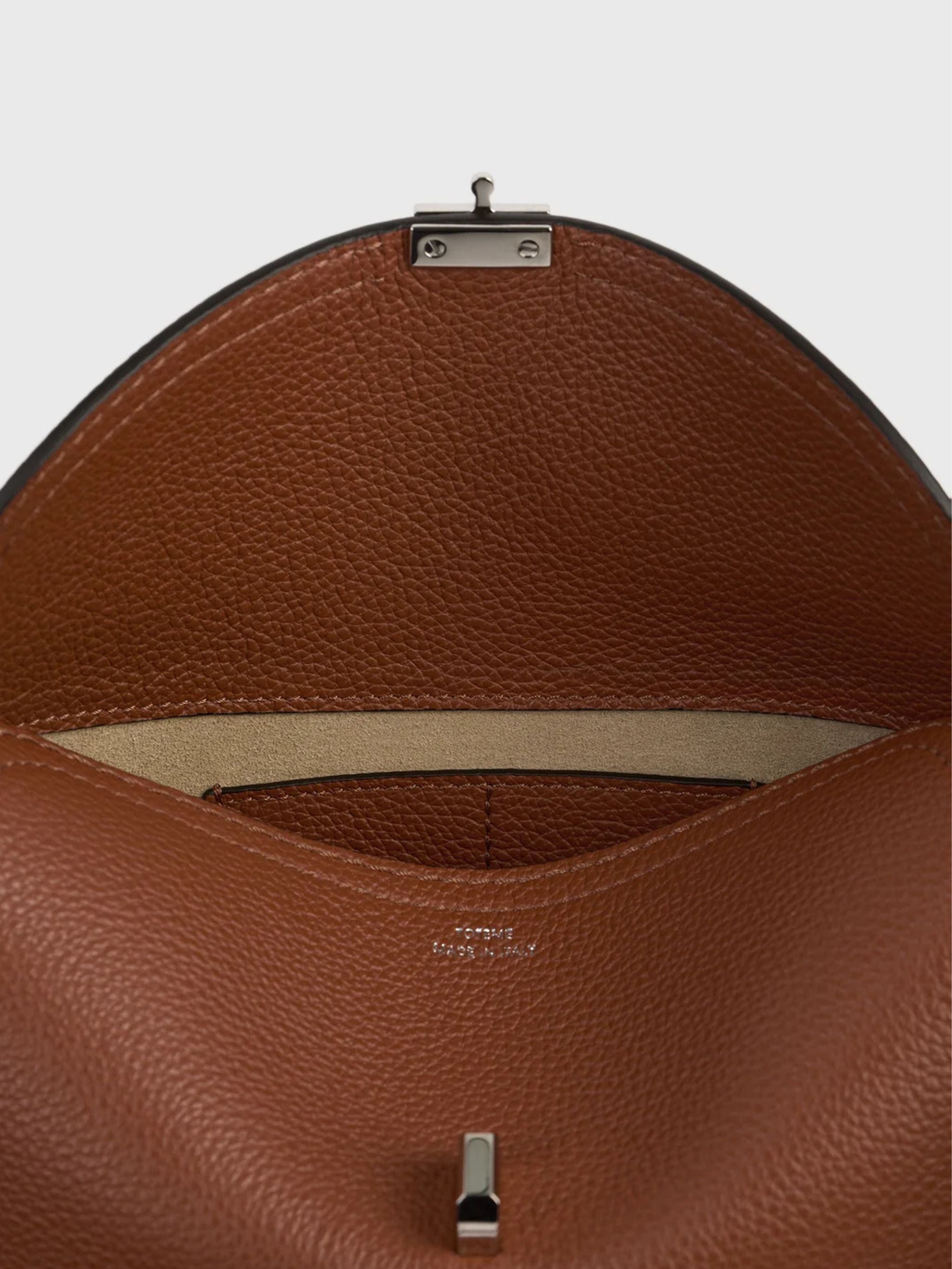 Borsa a spalla T-Lock media in pelle