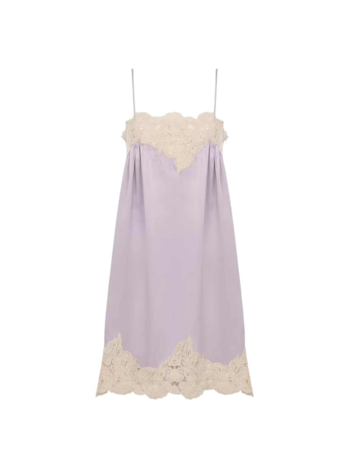 ABITO MINI SATIN PIZZO