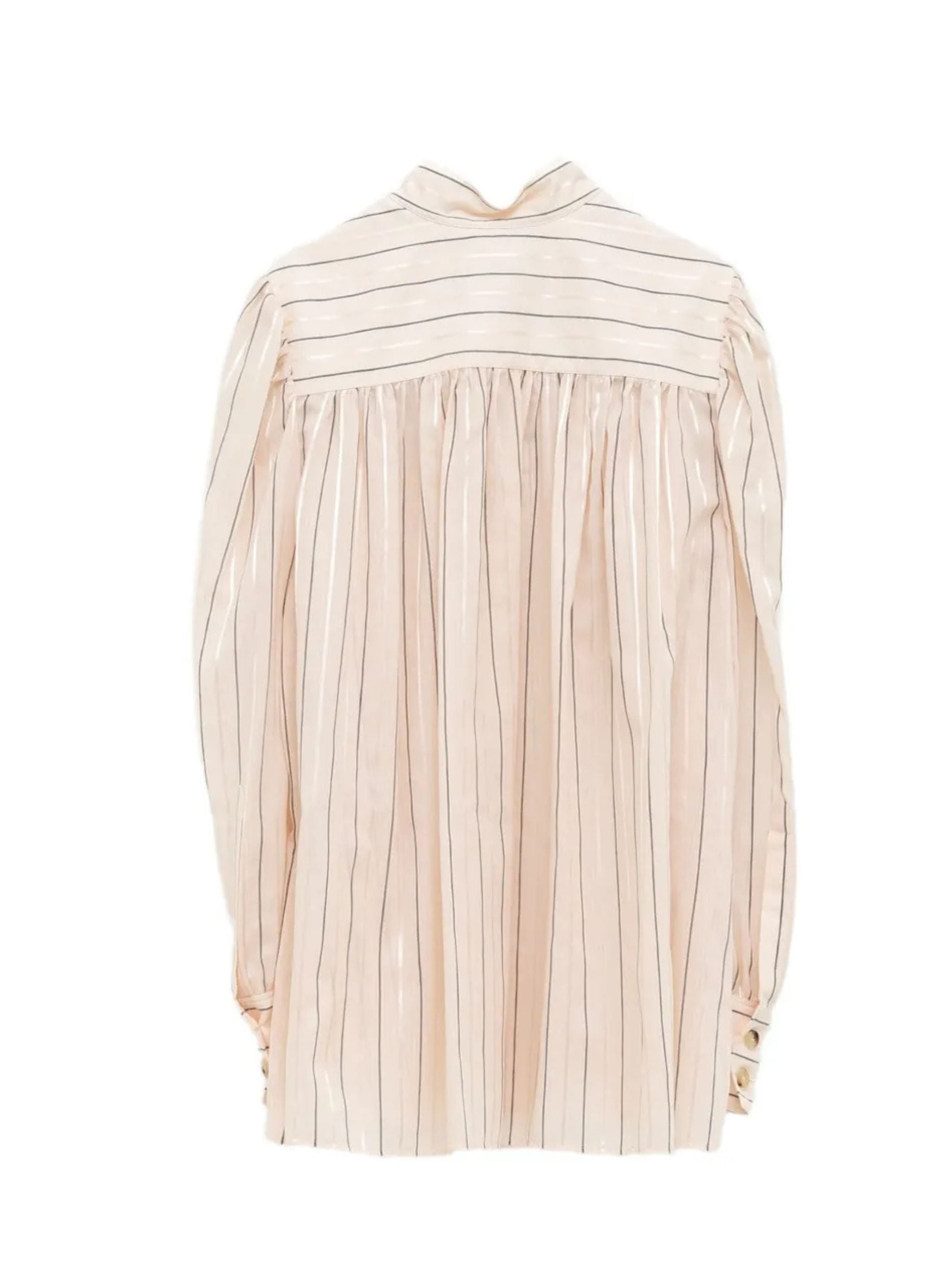 Camicia in popeline di cotone e seta