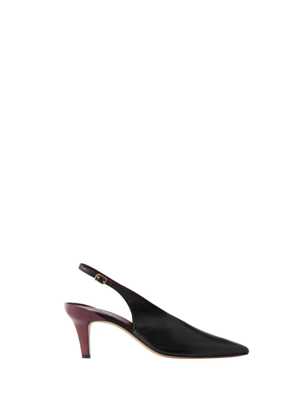 Décolleté slingback a punta con tacco