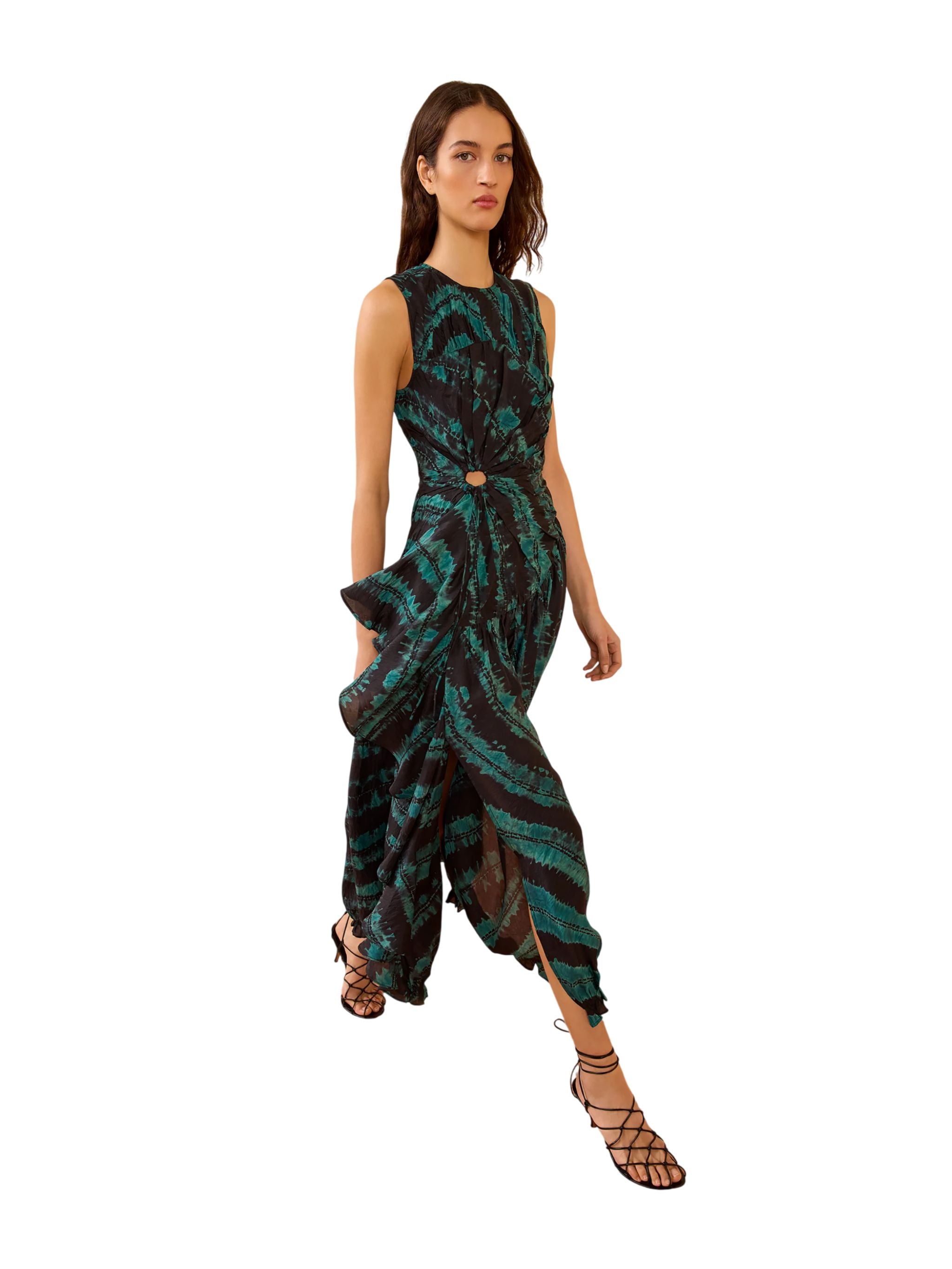 VEDA SHIBORI DYED DRESS