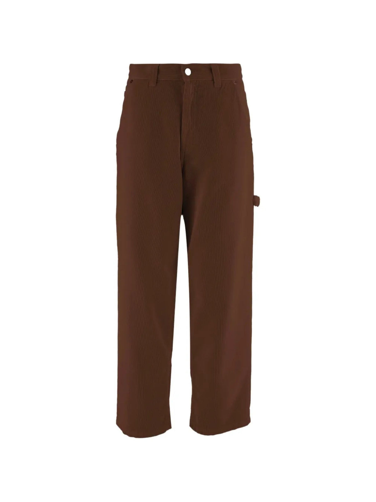 Pantaloni dritti a coste