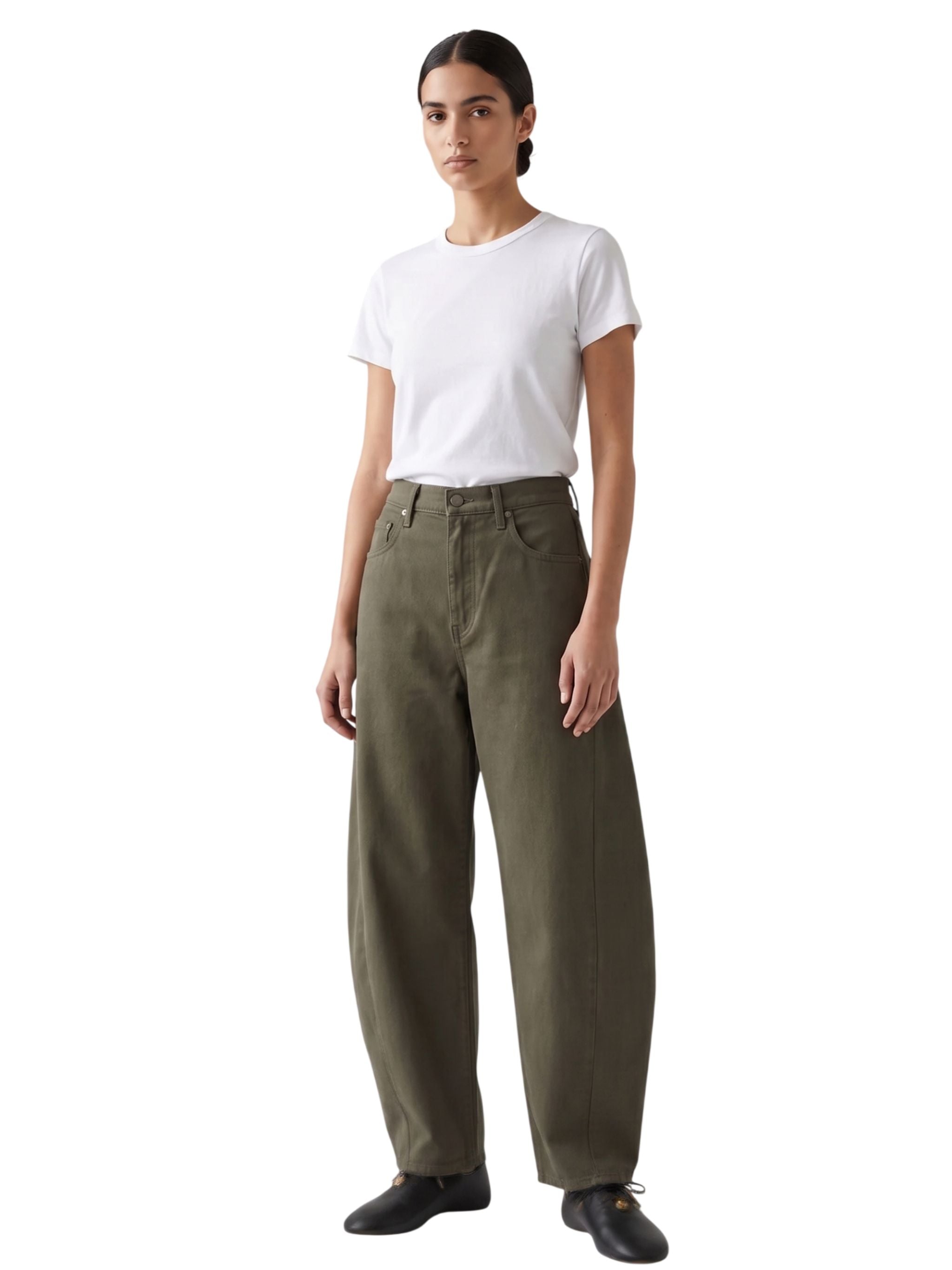 Jeans Mother Half Pipe Baloon